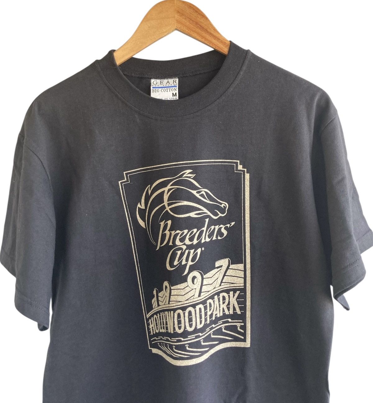 Gear for Sports Vintage 1997 Breeders Cup Hollywood Park DS w Tags T Shirt Size US M / EU 48-50 / 2 - 1 Thumbnail