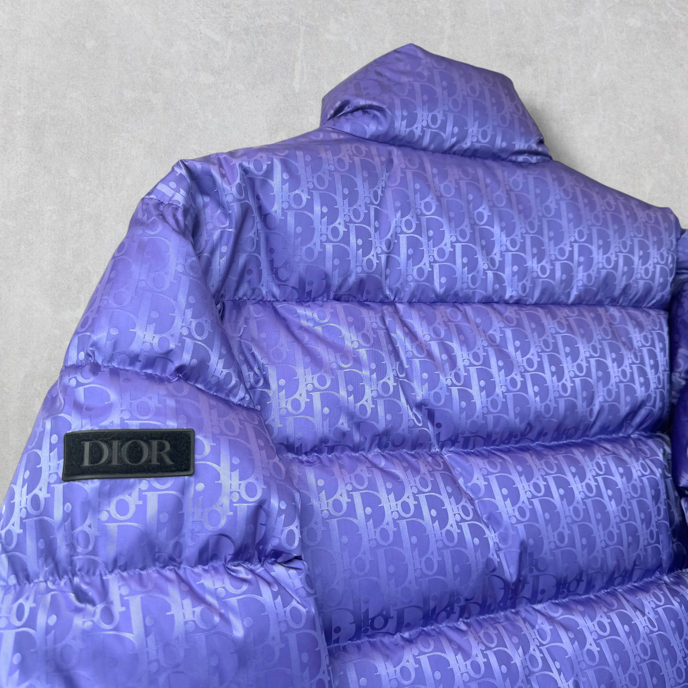 Dior Dior Oblique Purple Down Jacket 52 (L) Size US L / EU 52-54 / 3 - 5 Thumbnail