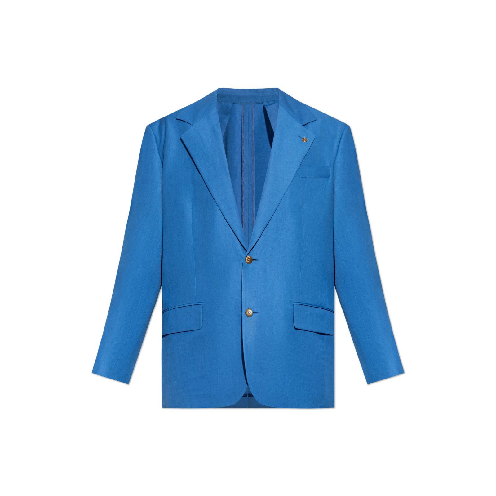 Versace VERSACE Blue Wool Single-Vent Blazer New And Authentic (Men' Size US L / EU 52-54 / 3 - 1 Preview
