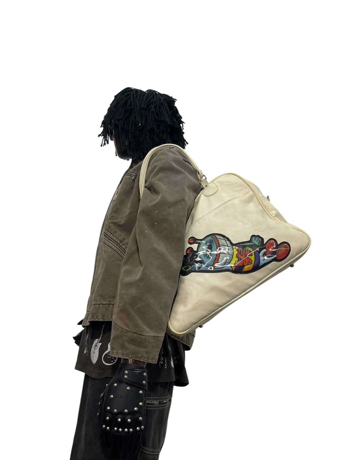 Walter Van Beirendonck Rare Archive 90s W&LT Puk Puk Duffle Sports Bag 6🟩 Size ONE SIZE - 3 Thumbnail