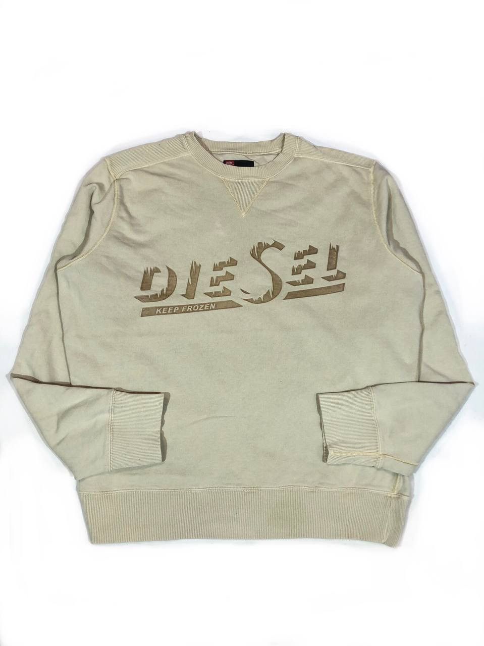 Diesel Diesel Keep Frozen Sweatshirt Vintage Size US XL / EU 56 / 4 - 2 Thumbnail