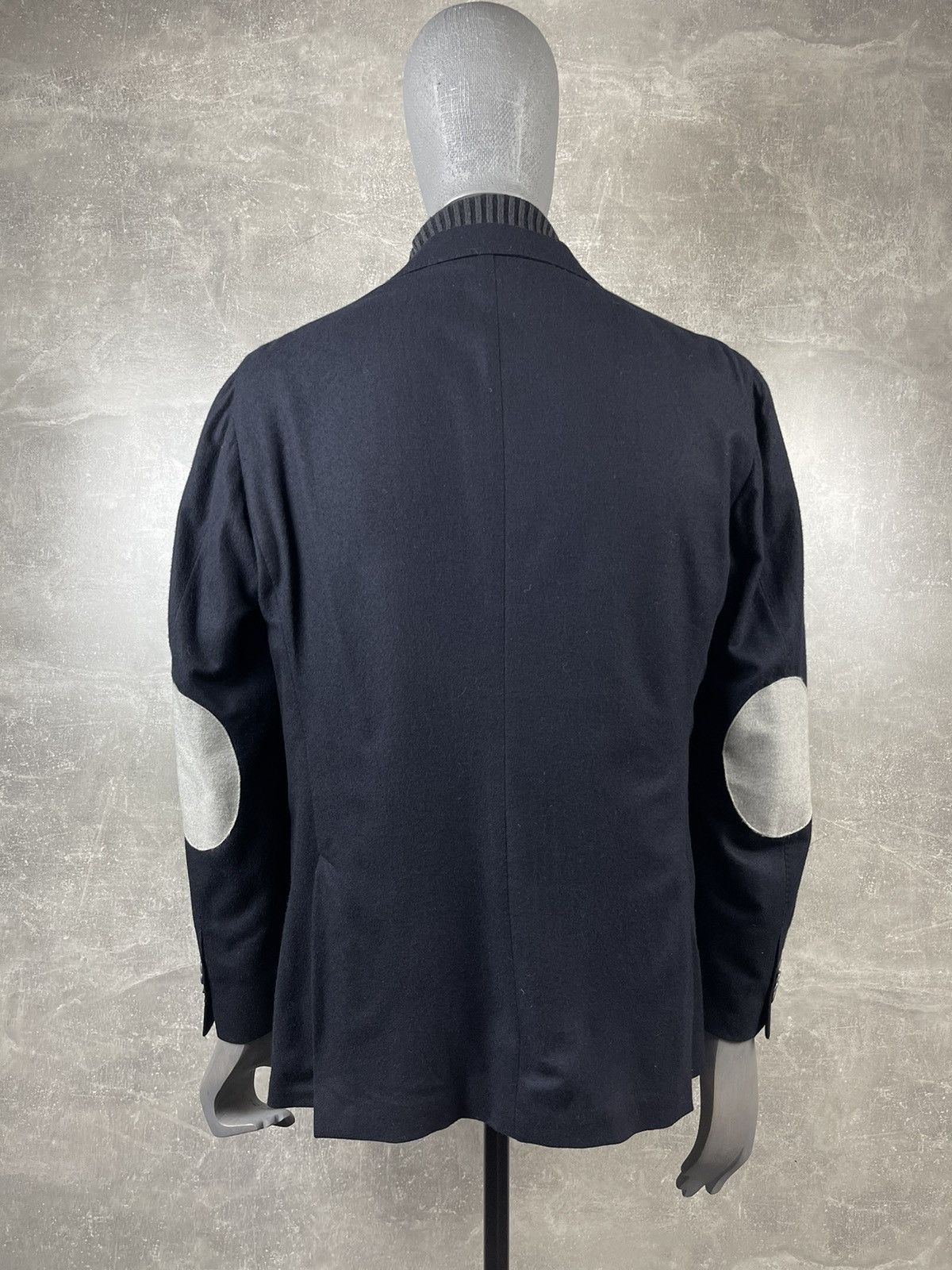 L.B.M. 1911 L.B.M. 1911 Wool Navy Blue Blazer Jacket Made In Italy Size 54R - 6 Thumbnail