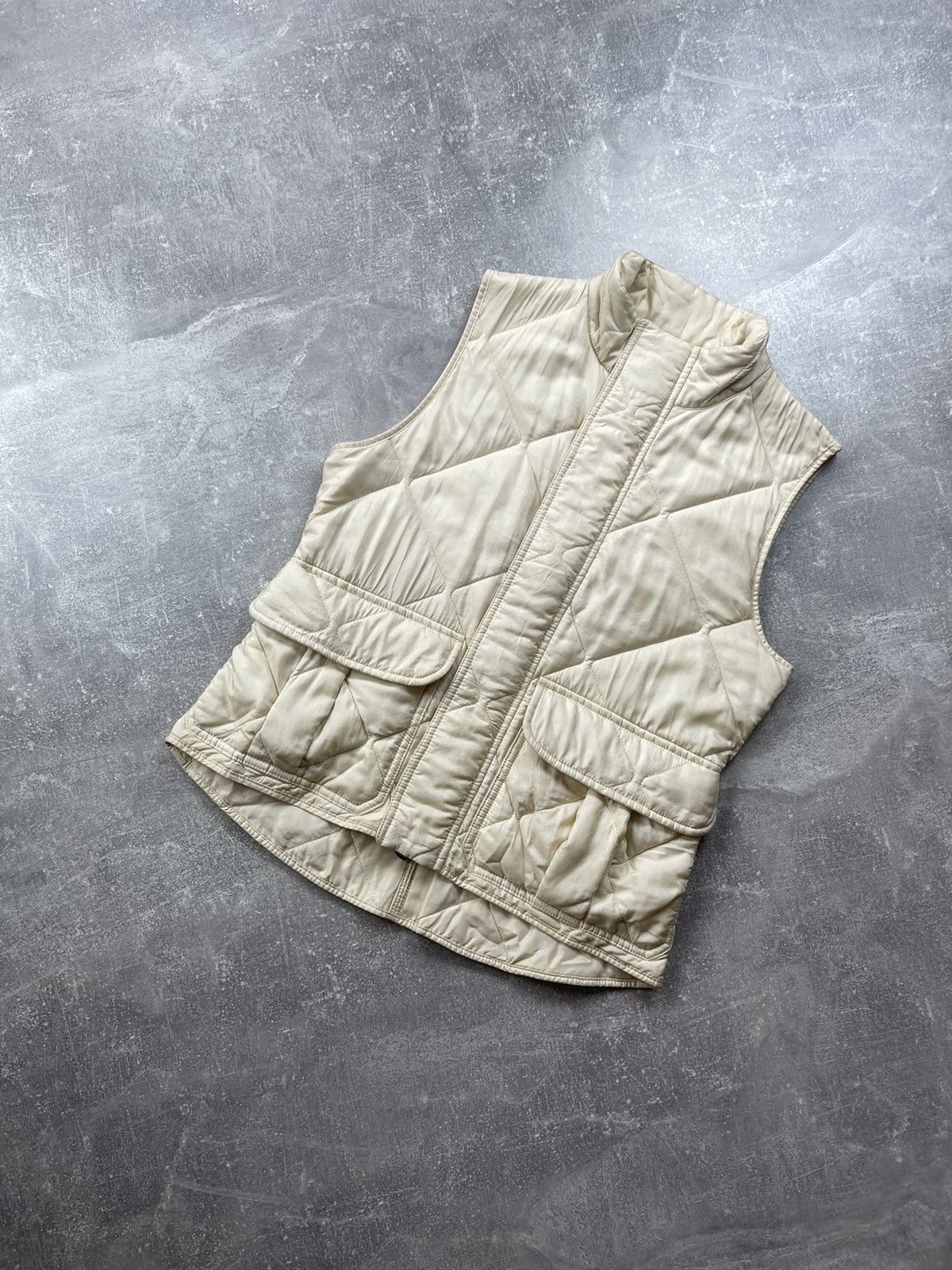 Ralph Lauren Ralph Lauren Quilted Silk Diamond Puffer Gilet Riding Vest Size S / US 4 / IT 40 - 1 Thumbnail