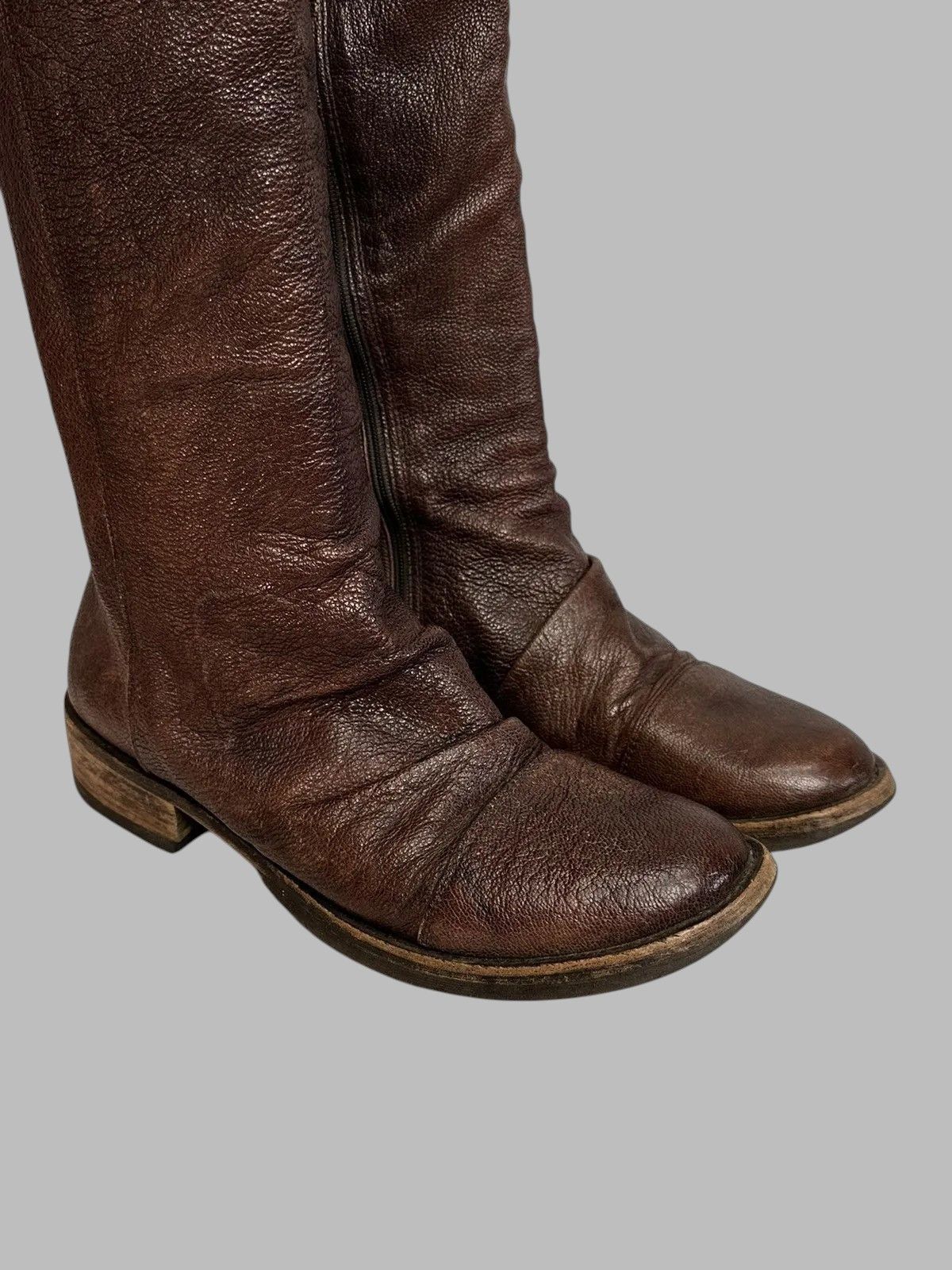 Guidi Rare AS98 Handmade Italian Leather Boots Rick Owens Look Size US 9 / IT 39 - 10 Thumbnail