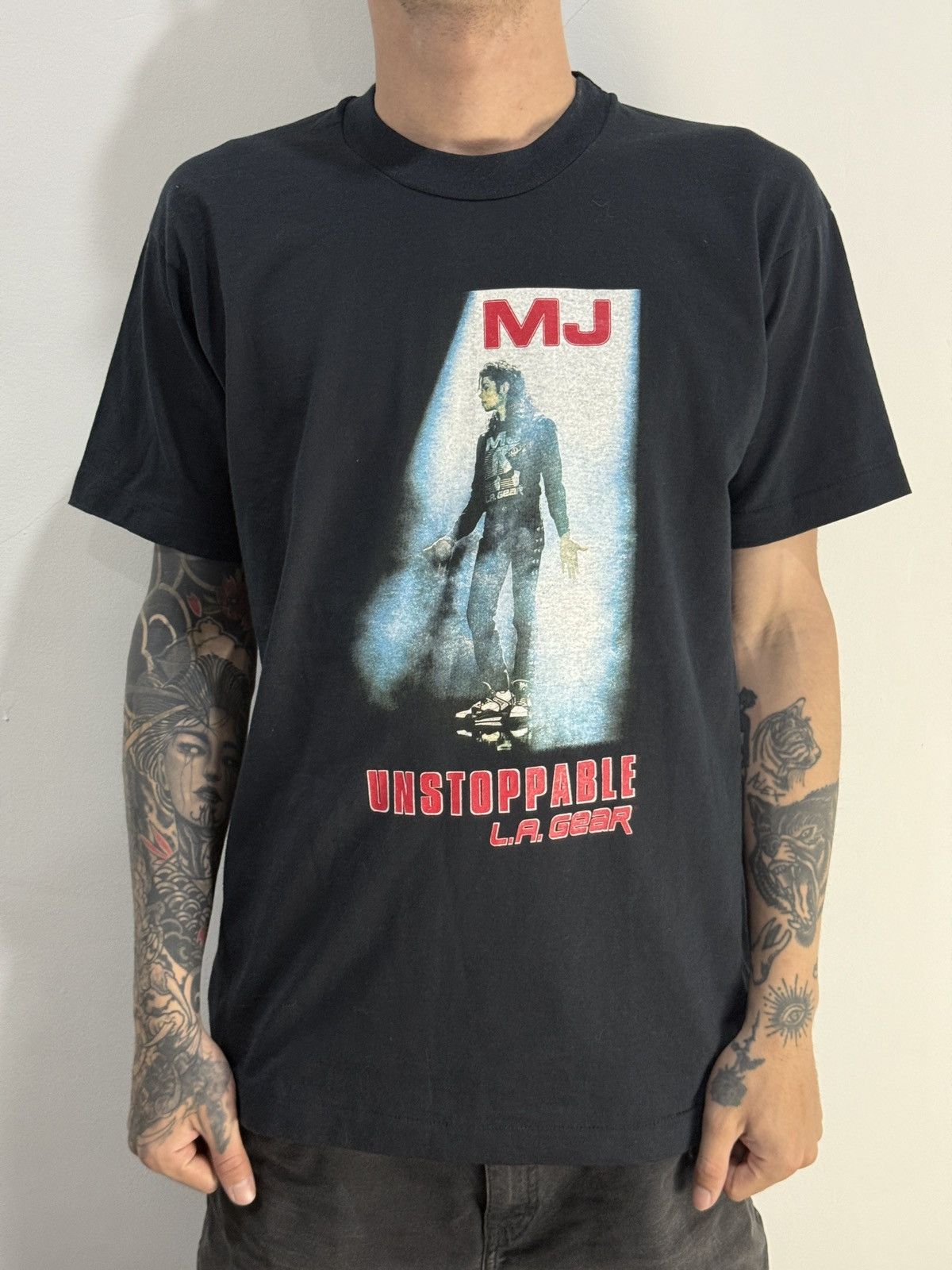 Band Tees Vintage 1990s Micheal Jackson Tshirt Size US L / EU 52-54 / 3 - 1 Thumbnail