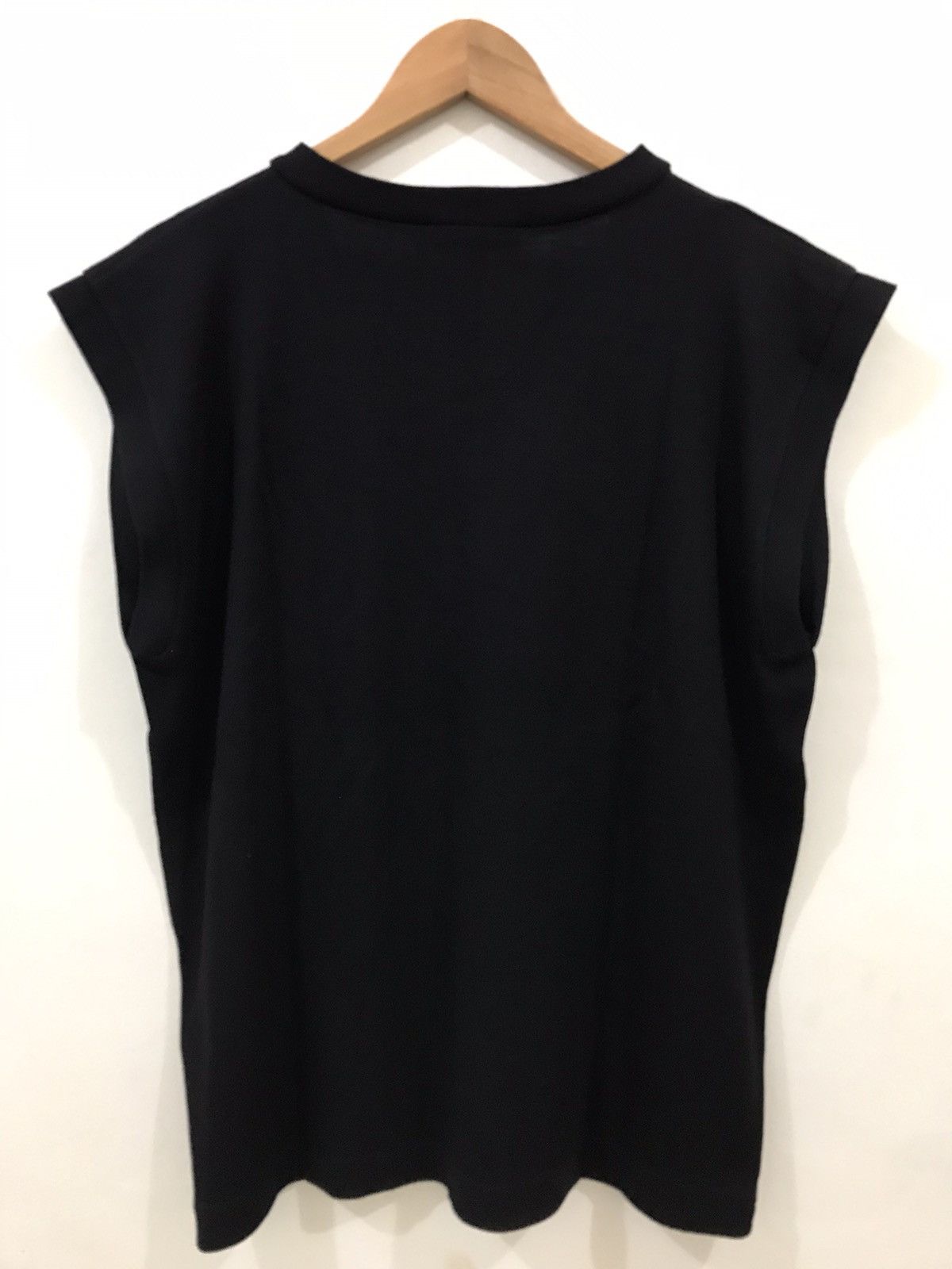 Raf Simons Raf Simons Autumn / Winter 1998 Black Sleeveless Tank Top Size US M / EU 48-50 / 2 - 2 Thumbnail