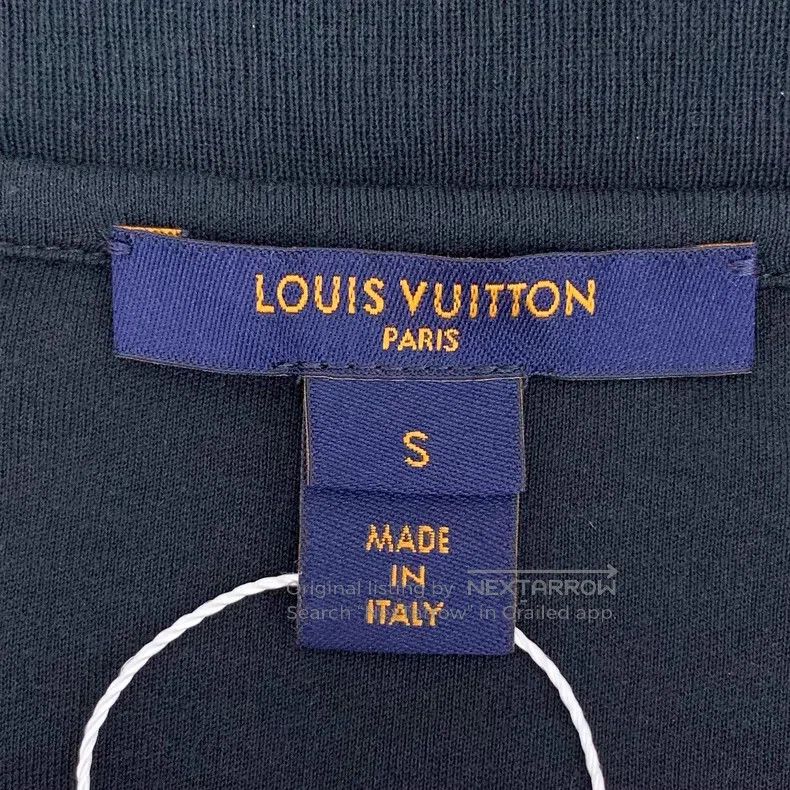 Louis Vuitton Louis Vuitton Black logo cotton crewneck short sleeve T-sh Size US S / EU 44-46 / 1 - 5 Thumbnail