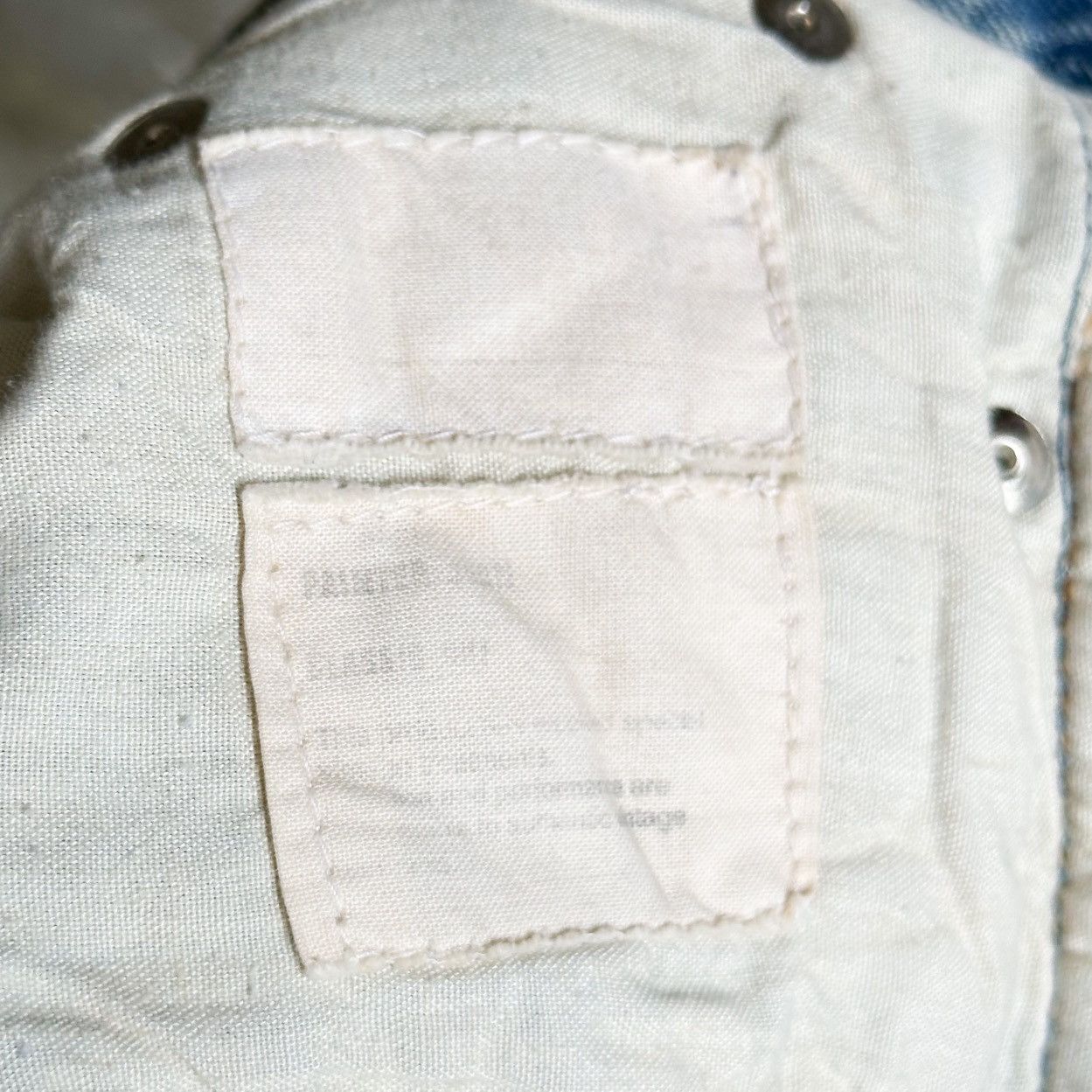 Vintage Helmut Lang THRASHED Painter Denim