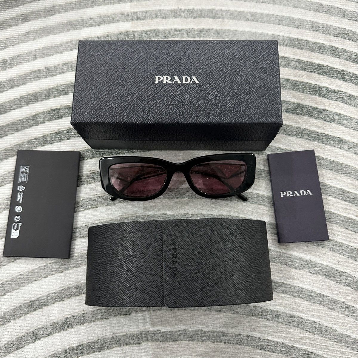Prada PRADA 0PR 14YS 1AB30L SUNGLASSES Size ONE SIZE - 2 Thumbnail
