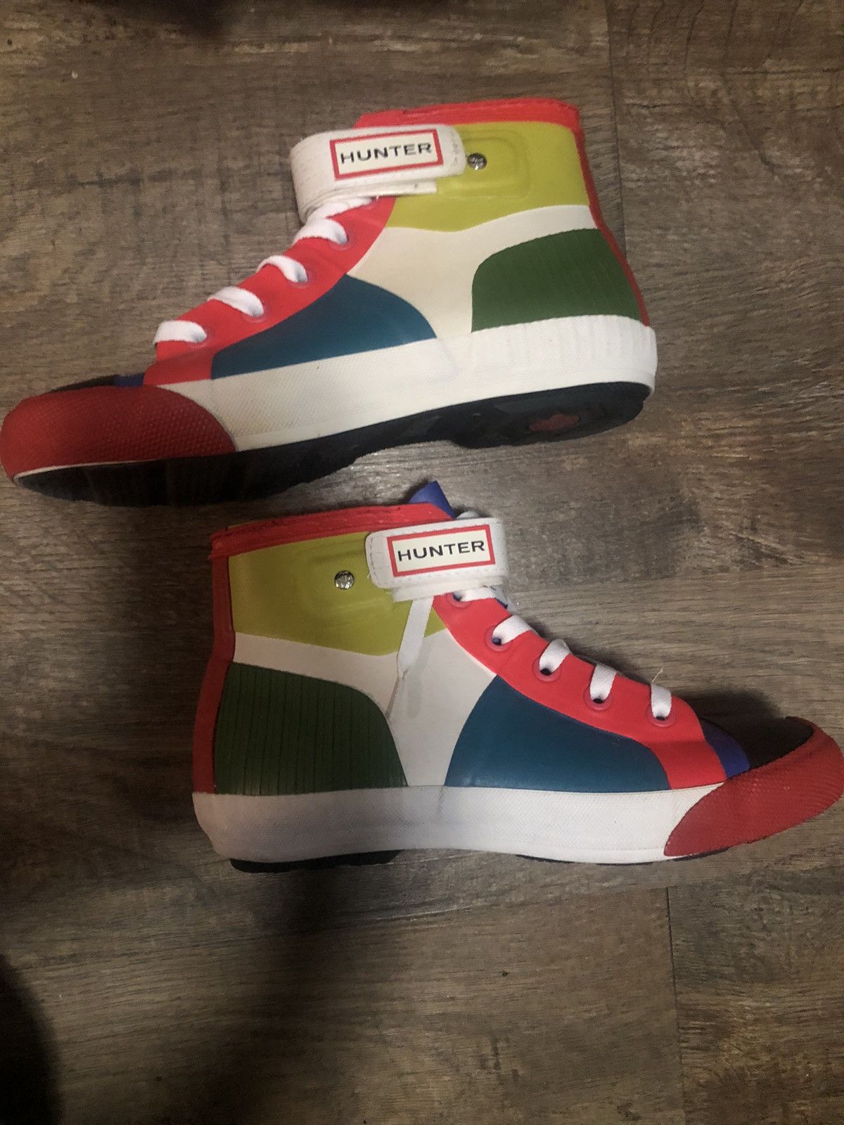 Hunter Hunter Multicolor High Top Waterproof Sneakers - Size US 6 / IT 36 - 4 Thumbnail