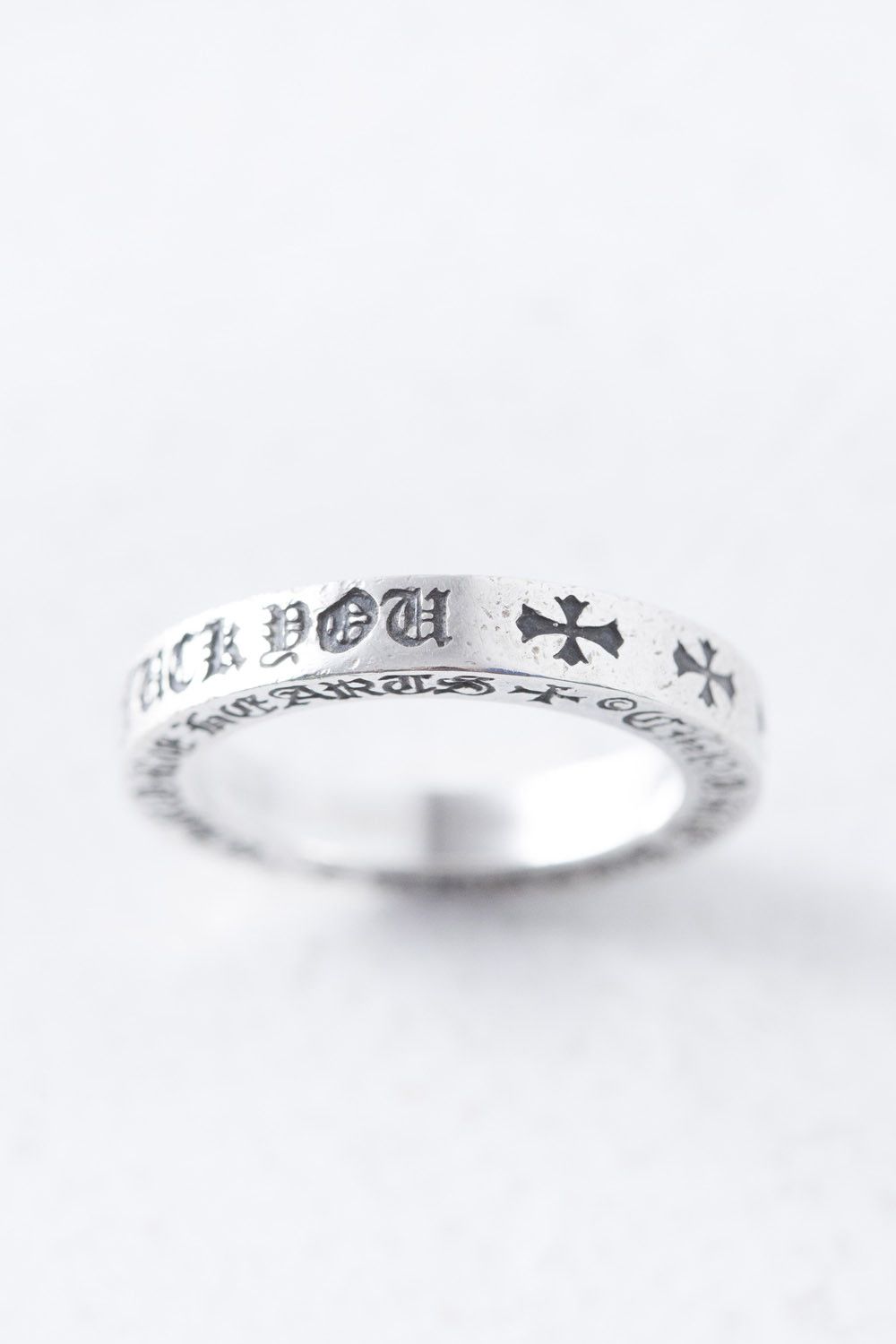 Chrome Hearts CH LA Fuck You 3mm ring US 6 Size ONE SIZE - 4 Thumbnail