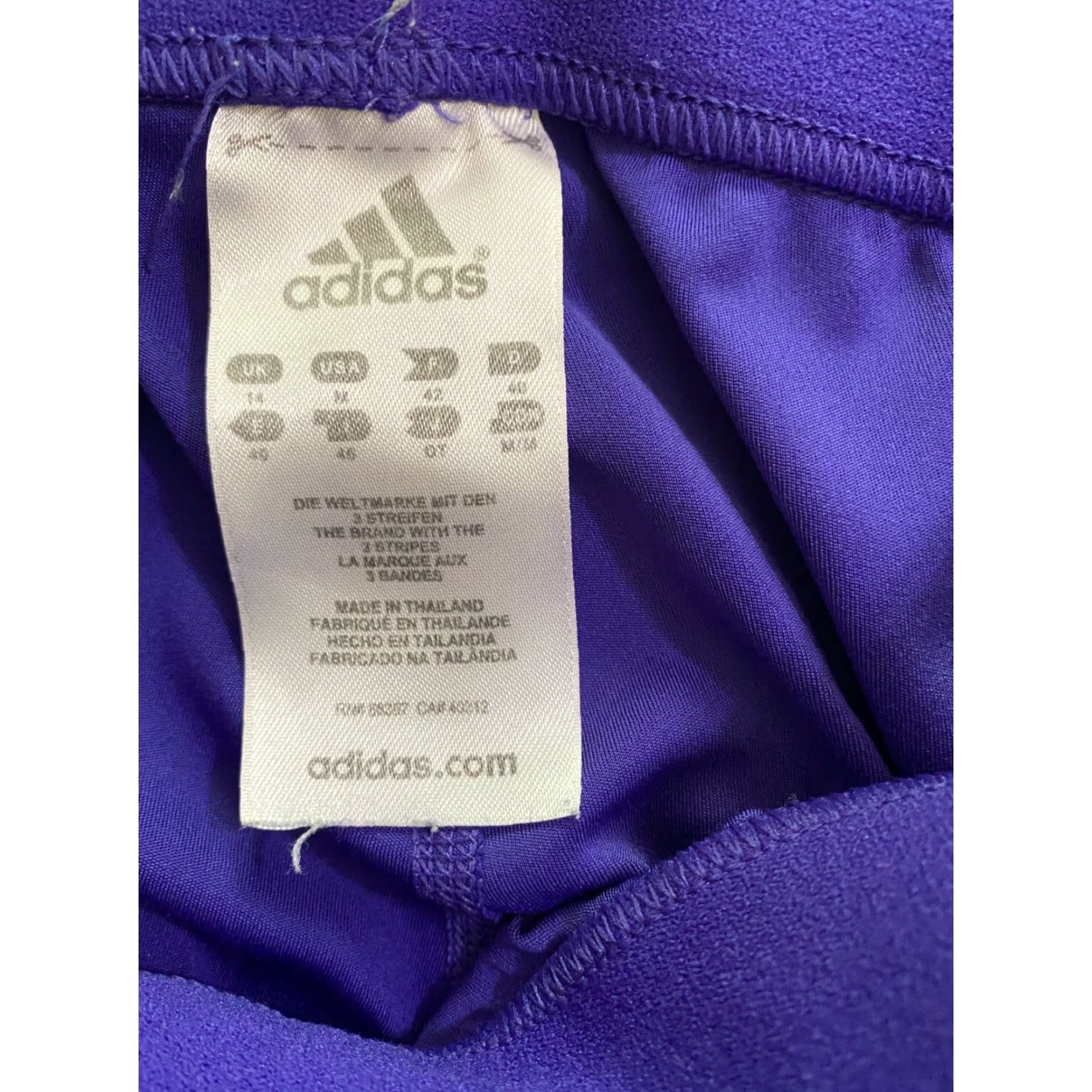 Adidas adidas Capris Women Athletic Workout Pants Purple Size Medium Capris Women Activewear Pants Regular Size M Size 32" / US 10 / IT 46 - 5 Thumbnail