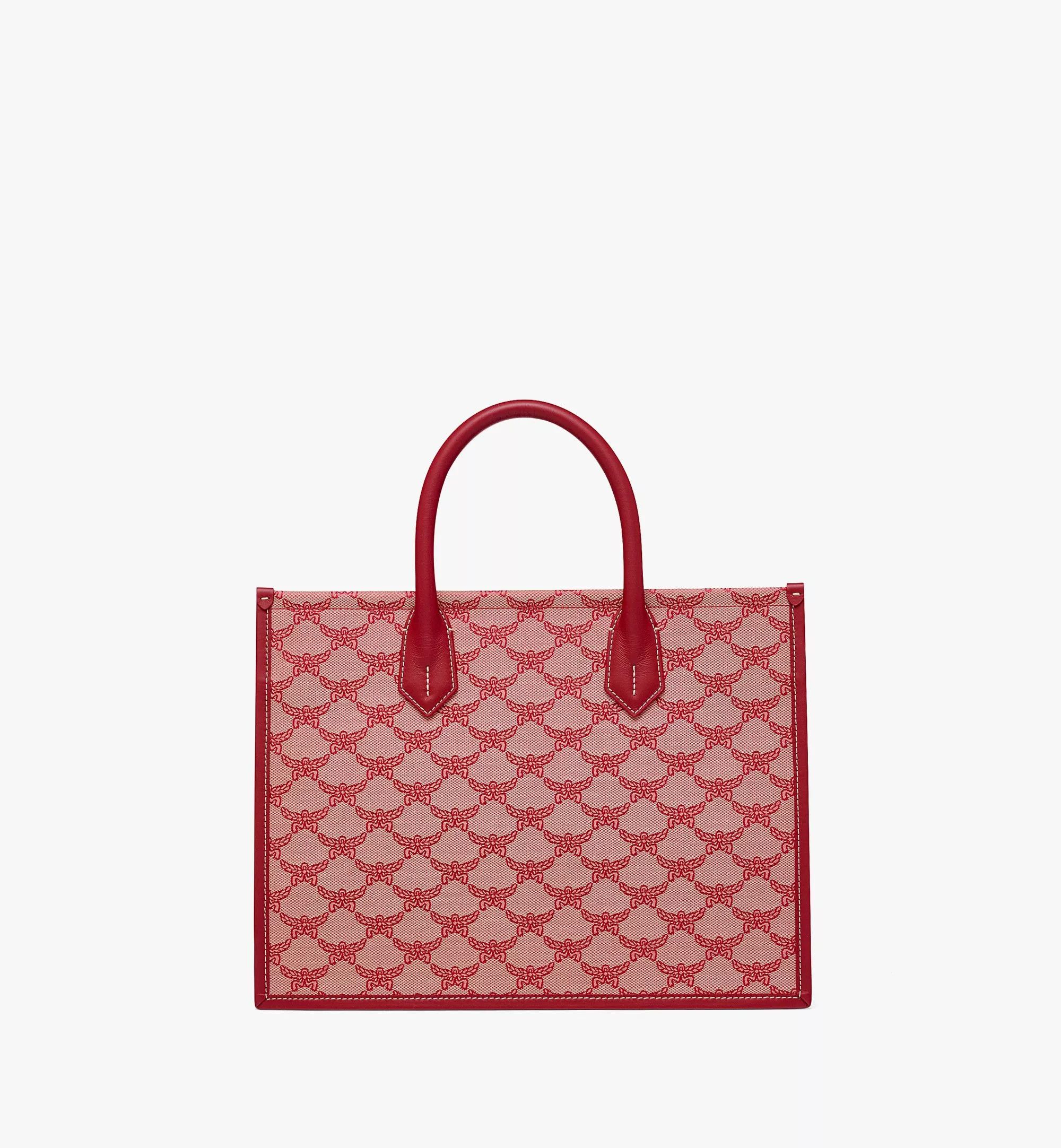 MCM o1mt1gz1224 Size: OS / Tote Medium Bag in Red Size ONE SIZE - 5 Thumbnail