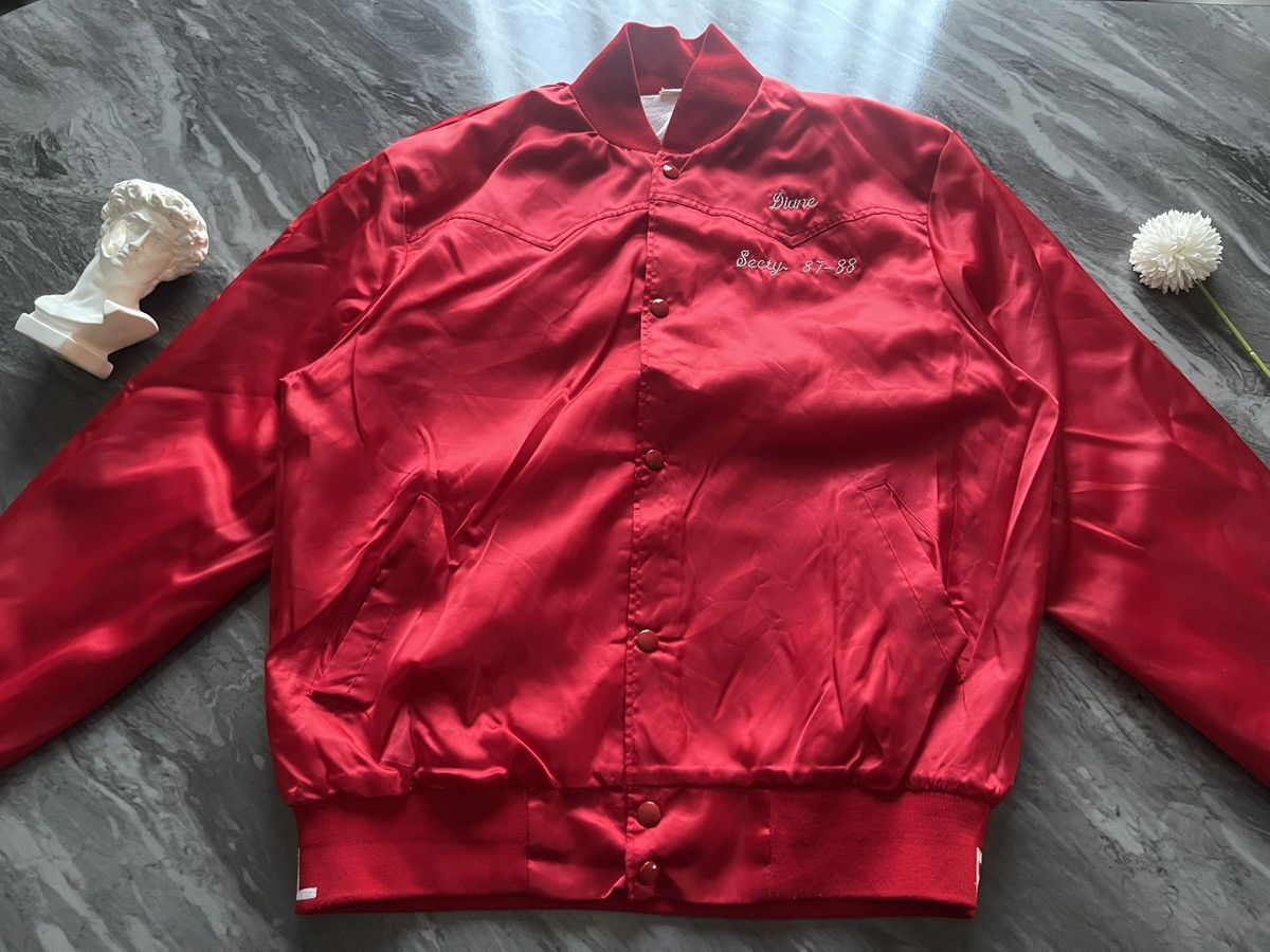 Vintage Vintage Western : Varsity Jacket Country PJS Crystal Bowl Size US L / EU 52-54 / 3 - 3 Thumbnail