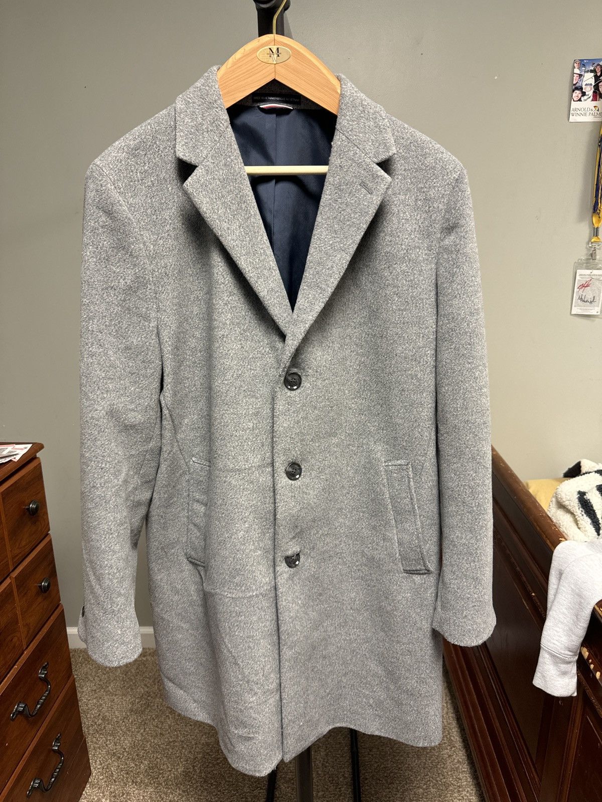 Tommy Hilfiger Tommy Hilfiger grey trench coat Size 44R - 1 Thumbnail