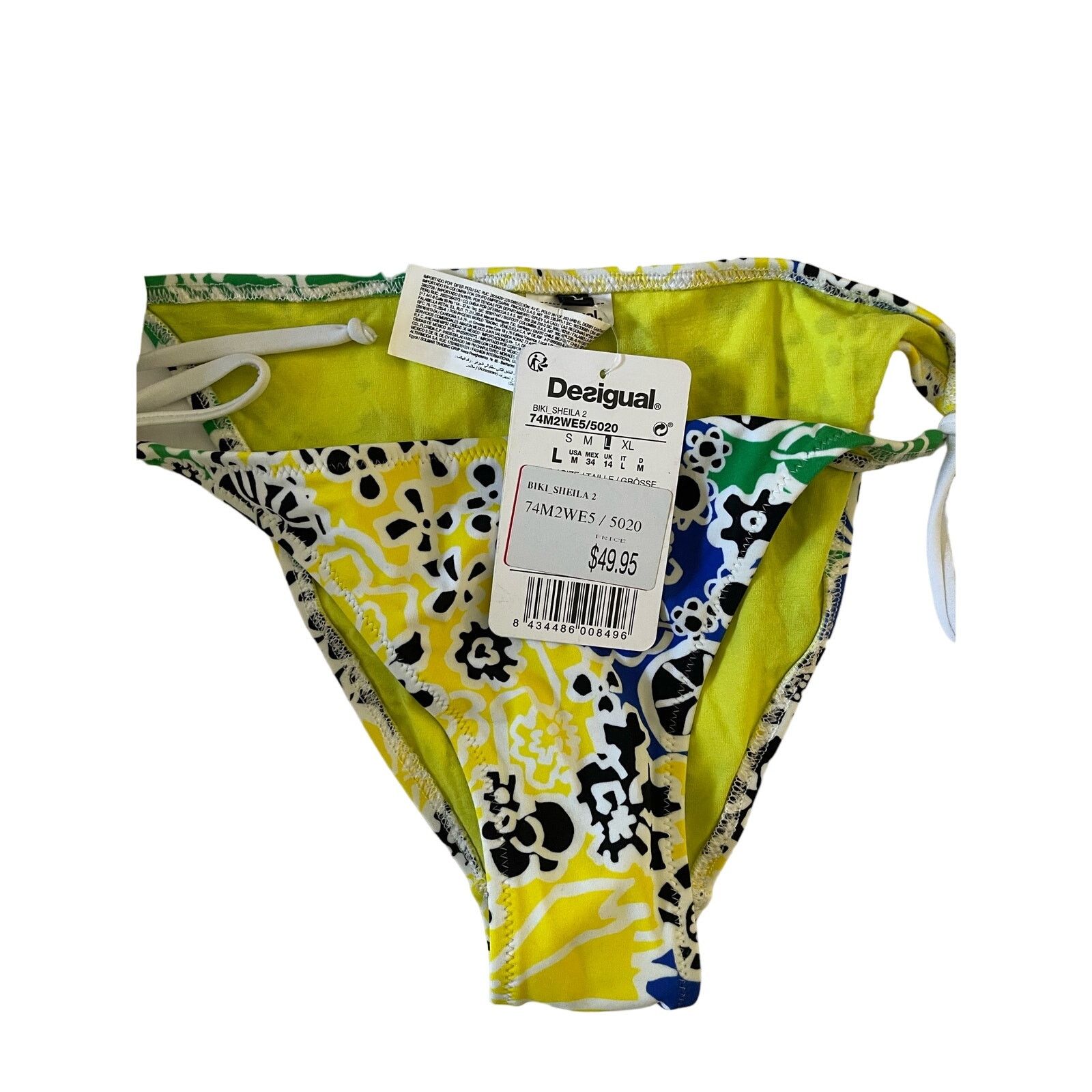 Desigual Desigual Bikini Bottom, NWT, Size M Size ONE SIZE - 4 Thumbnail