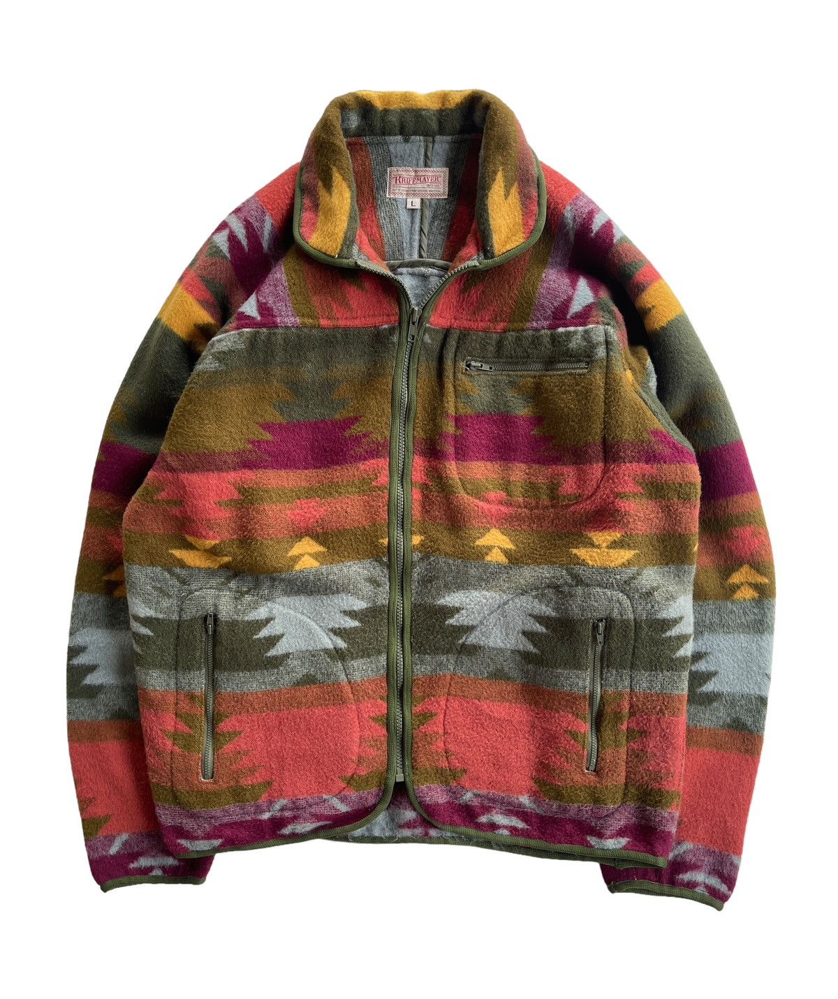 Japanese Brand Vintage Kriff Mayer Western Aztec Navajo Jacket Size US L / EU 52-54 / 3 - 1 Thumbnail