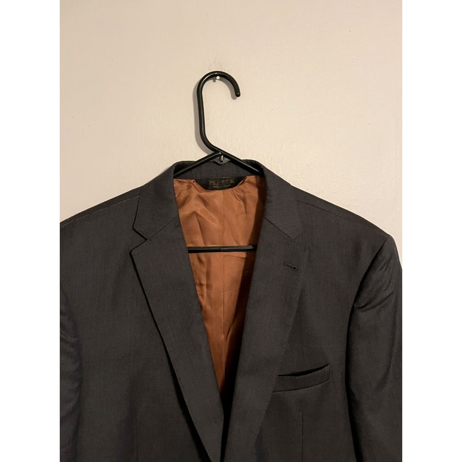 Jos. A. Bank Jos. A. Bank Gray Suit Coat Jacket Blazer - Men's 43L Slim Size 46R - 2 Thumbnail