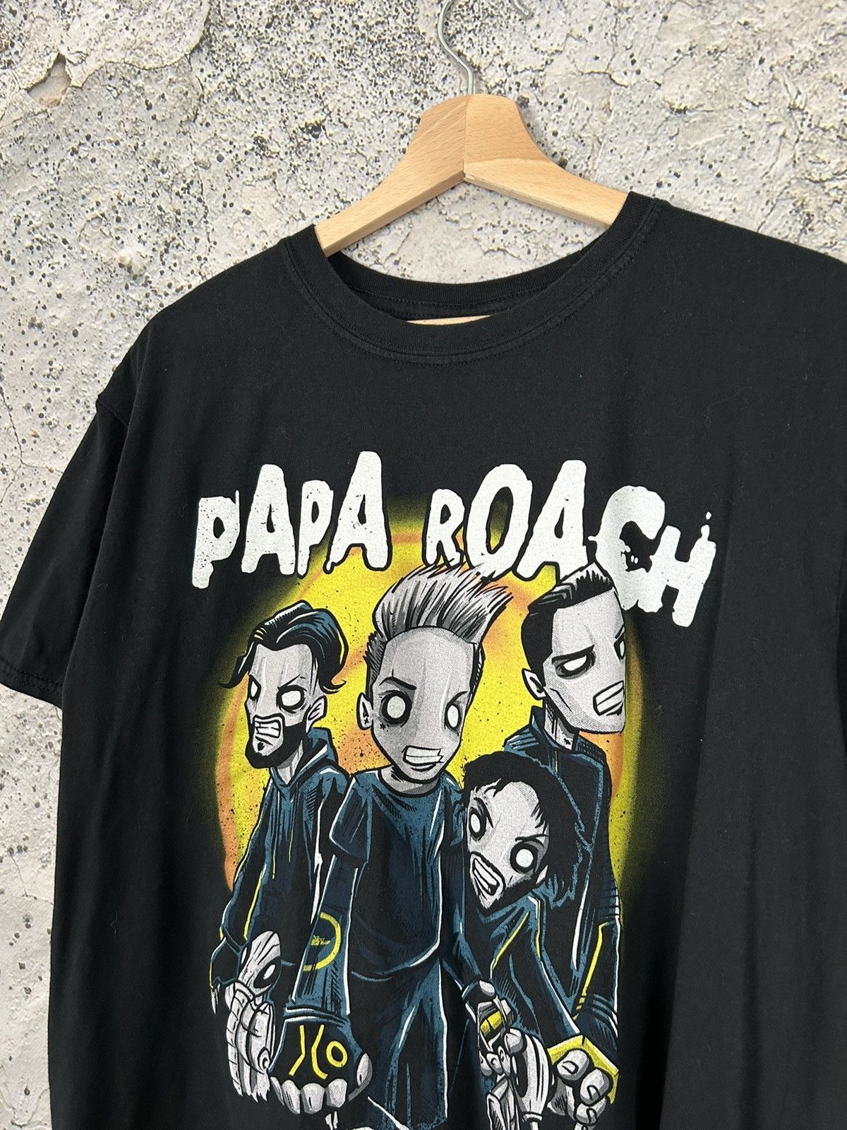 Band Tees Vintage Papa Roach Rock Band Tee Punk Grunge Graphic Size US L / EU 52-54 / 3 - 3 Thumbnail