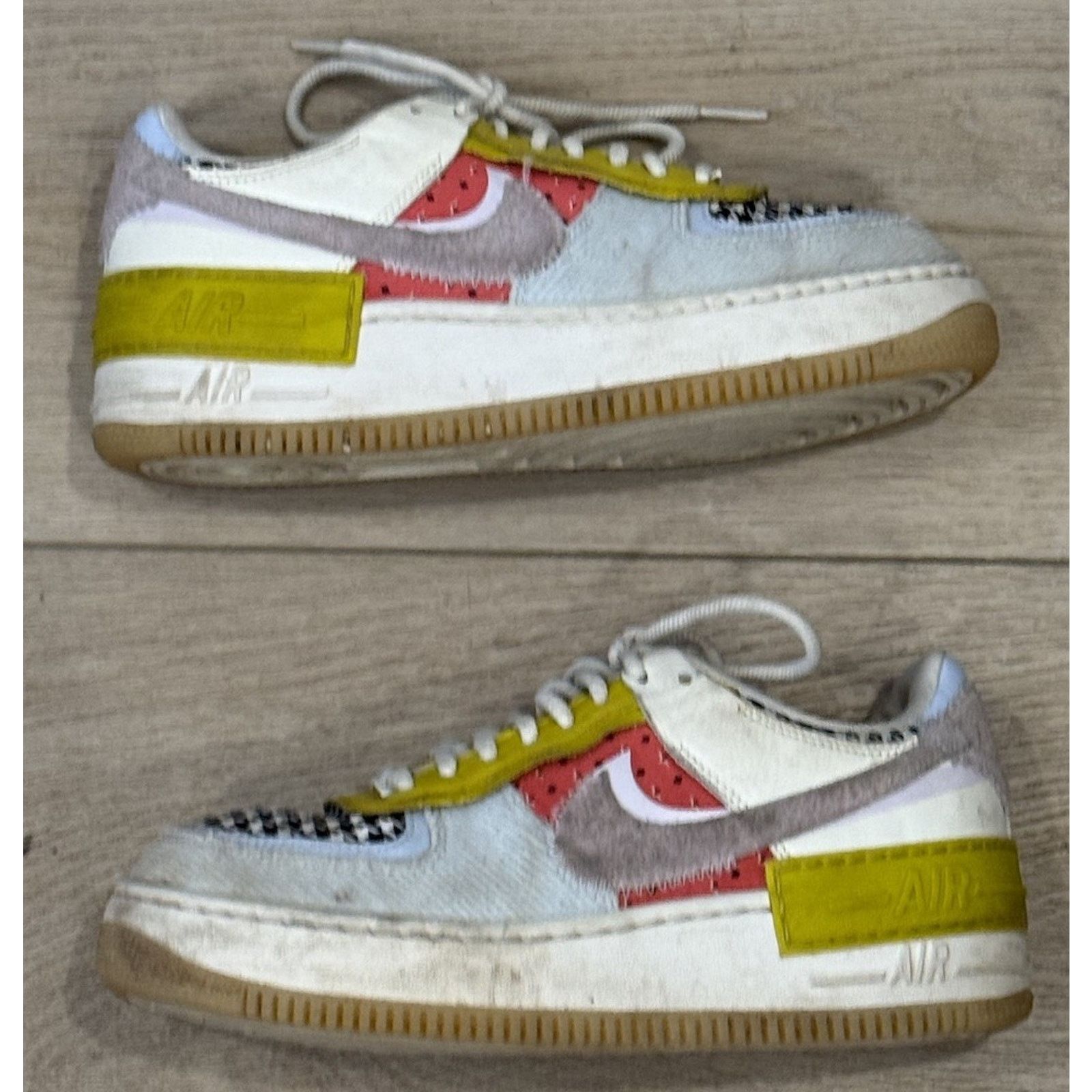 Nike Nike Air Force 1 Shadow “Patchwork” Women’s 7.5 Pre-loved Size US 7.5 / IT 37.5 - 2 Thumbnail