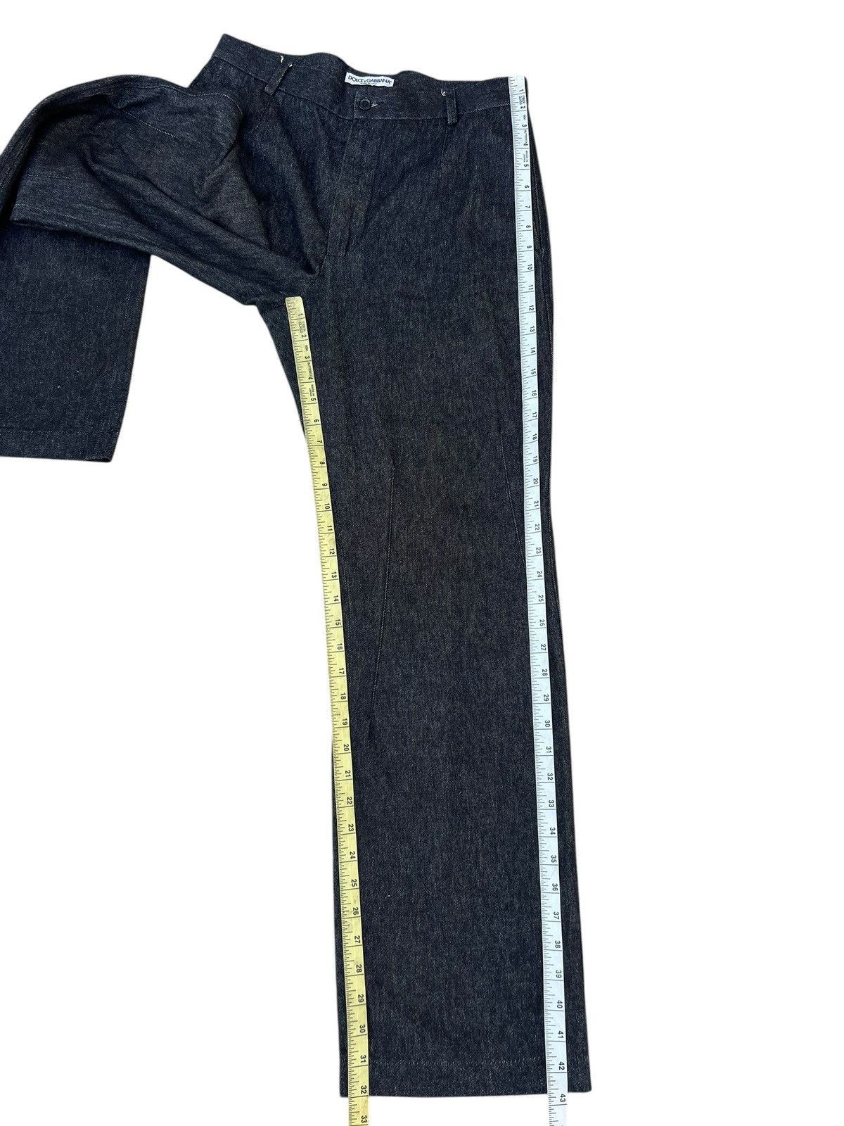 Dolce & Gabbana Dolce & Gabbana Made in Italy Rayon Blend Denim Pant Size US 32 / EU 48 - 6 Thumbnail
