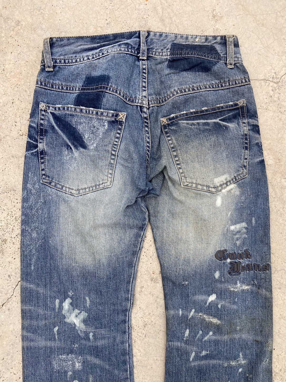 Cook Jeans Cook jeans Distressed denim undercover design reconstructed Size US 29 - 14 Thumbnail