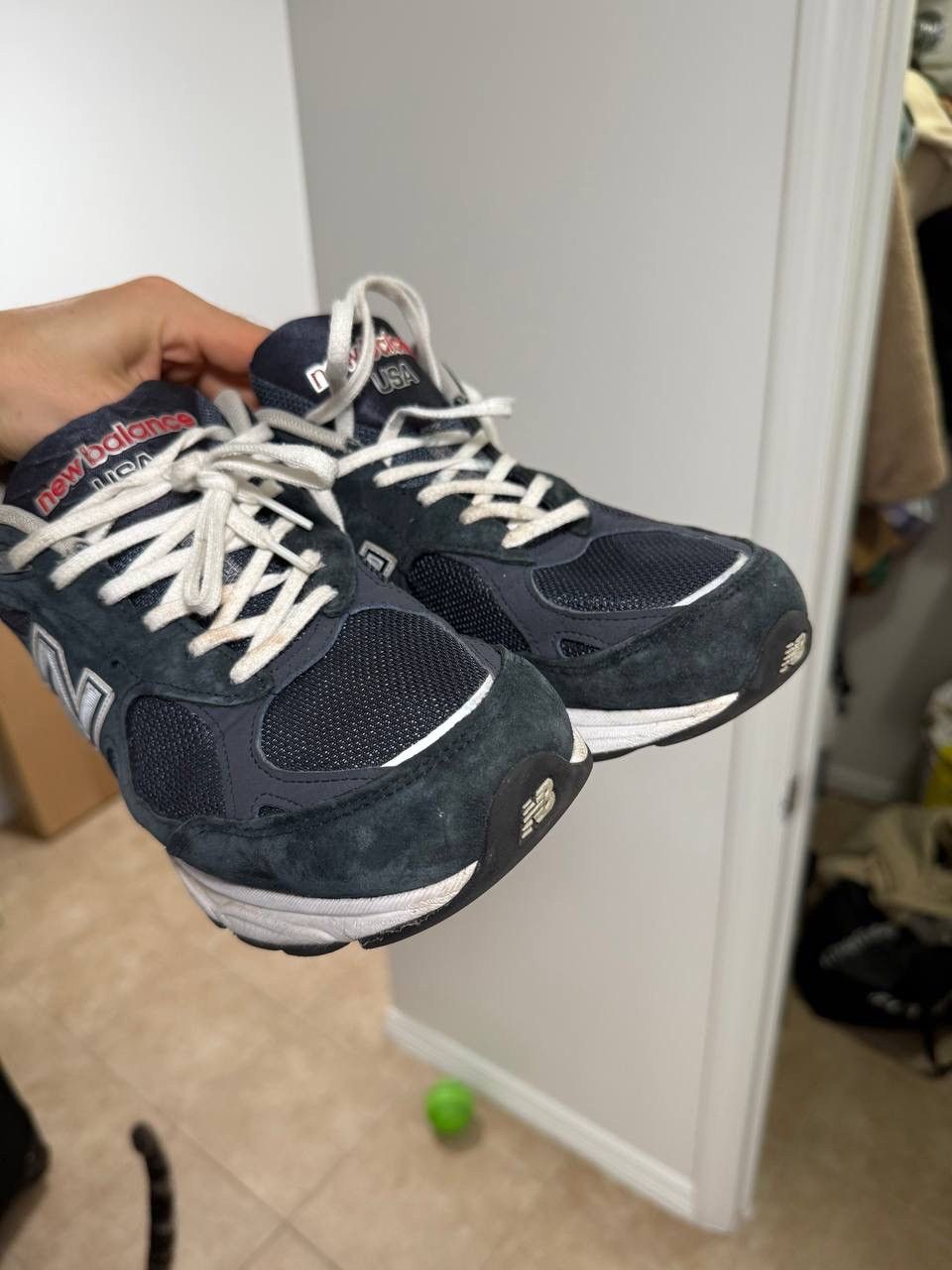 New Balance New Balance 990v3 made in usa navy denim Size US 9 / EU 42 - 5 Thumbnail