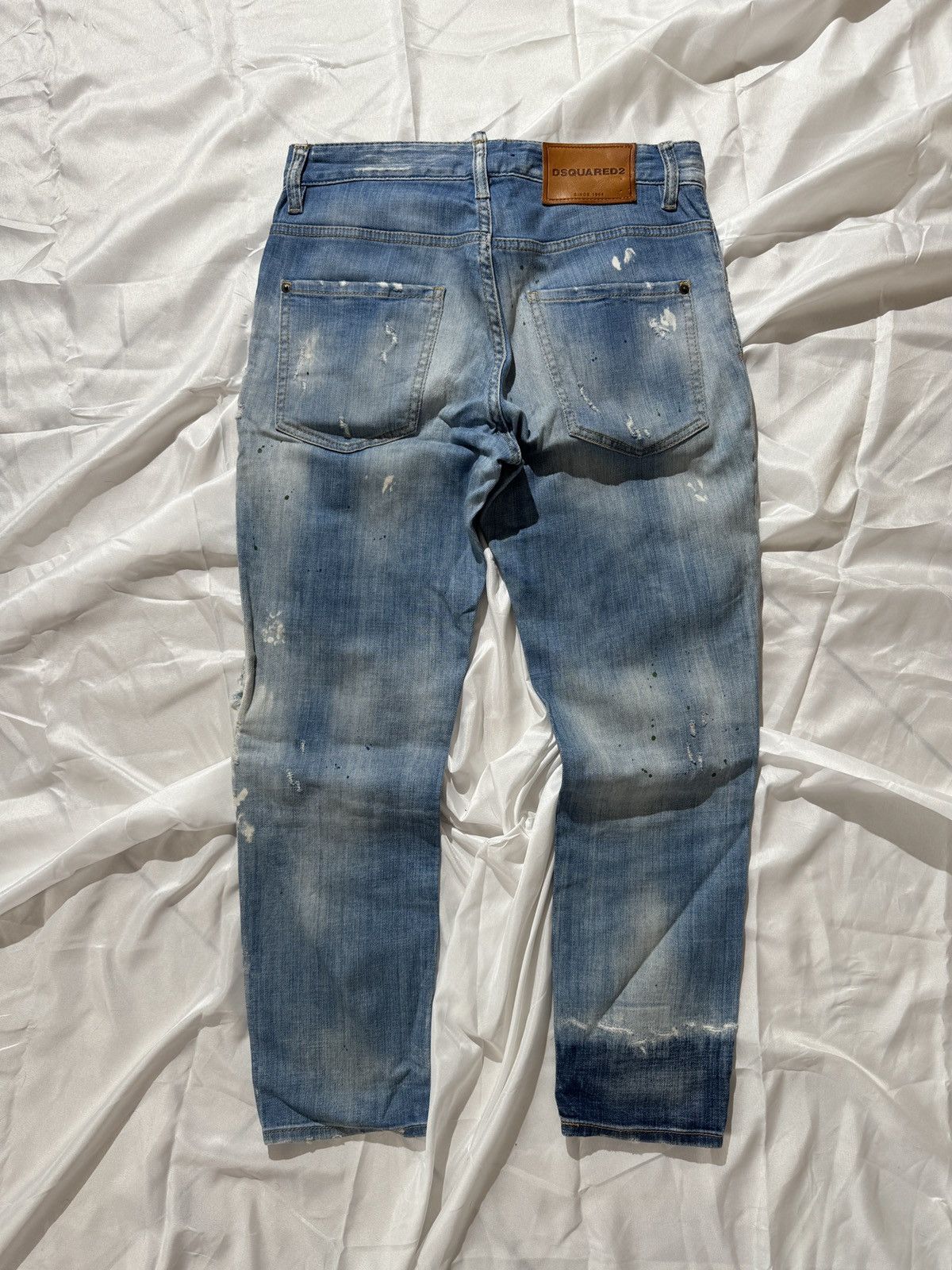 Dsquared2 Dsquared2 Slim Fit Distressed Jeans Size 30" / US 8 / IT 44 - 6 Thumbnail