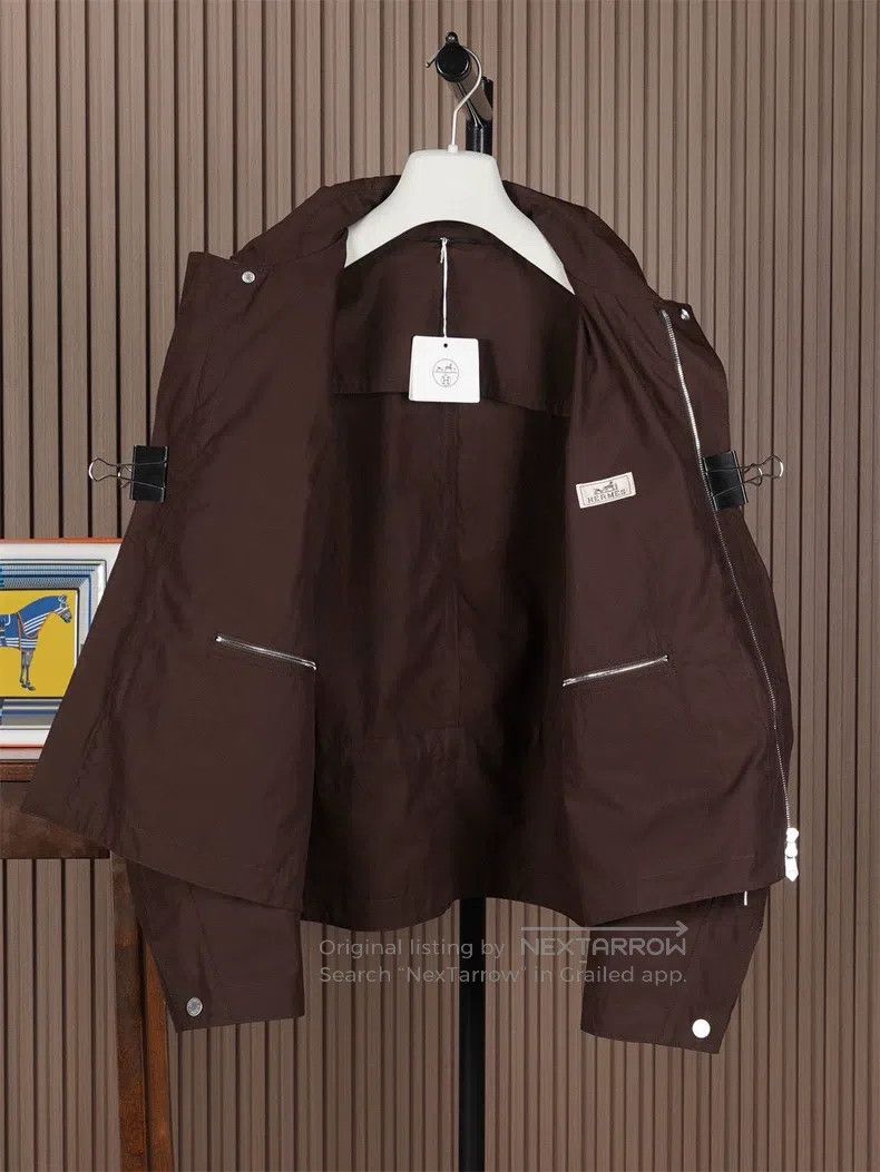 Hermes Hermes Cocoa Color Slim Fit Jacket Size US M / EU 48-50 / 2 - 4 Thumbnail