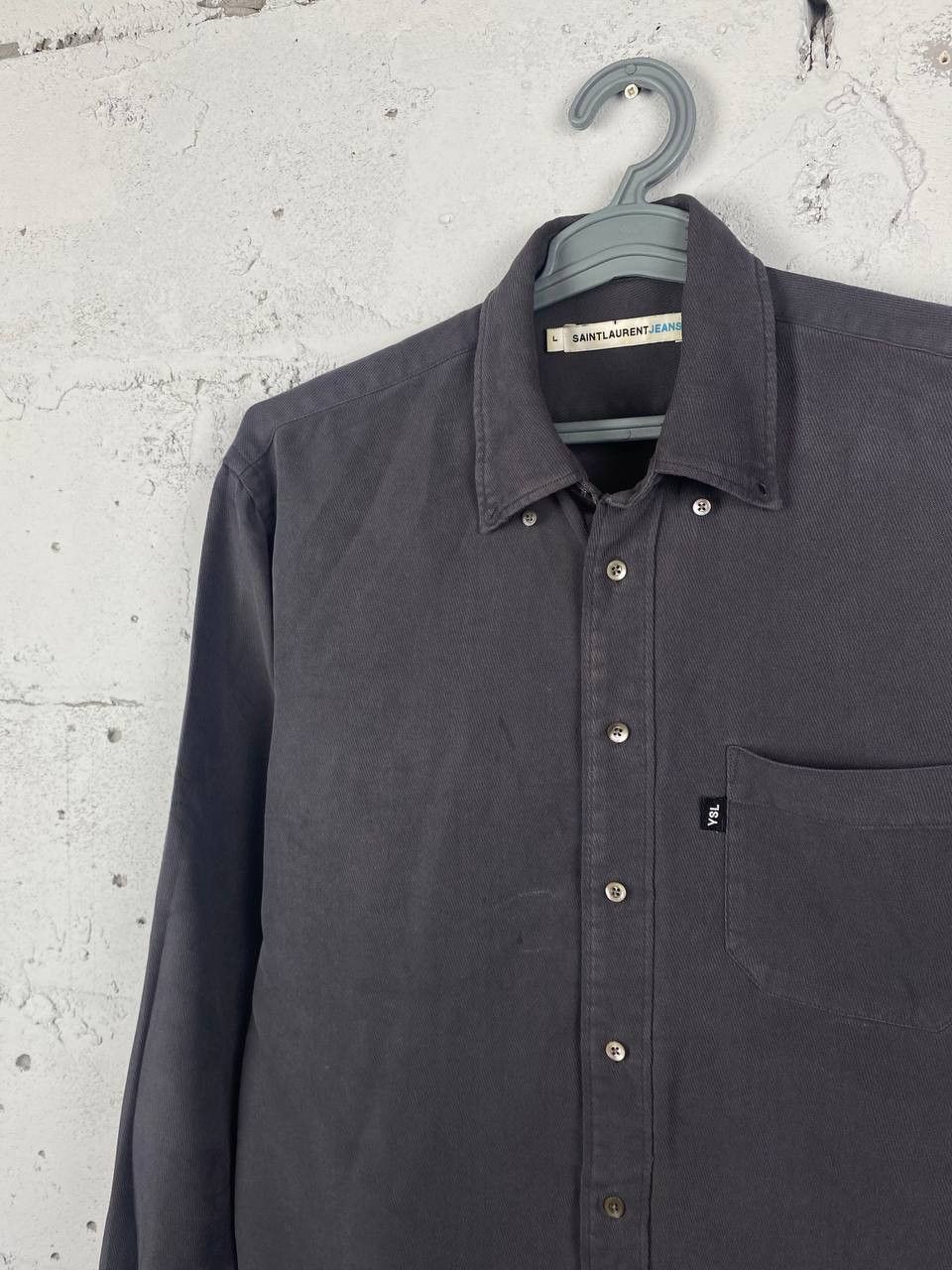 Vintage × Yves Saint Laurent Saint Laurent Jeans YSL Denim Shirt Yves Saint Laurent Shirt Size US L / EU 52-54 / 3 - 1 Thumbnail