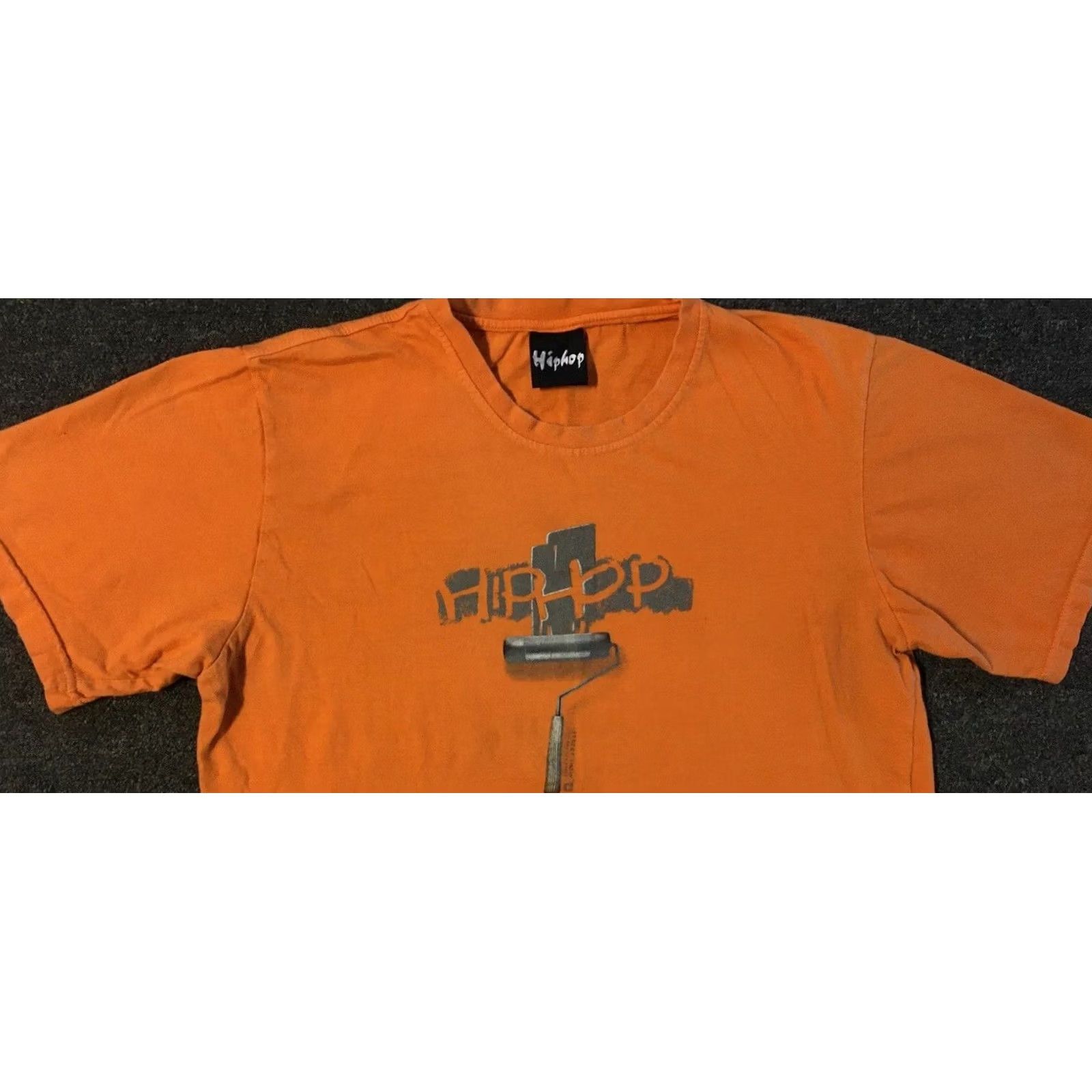 Vintage VINTAGE Hip Hop Graffiti Shirt M Orange Hip Hop 90s Grunge NYC Rap Tee Mens Size US M / EU 48-50 / 2 - 6 Thumbnail