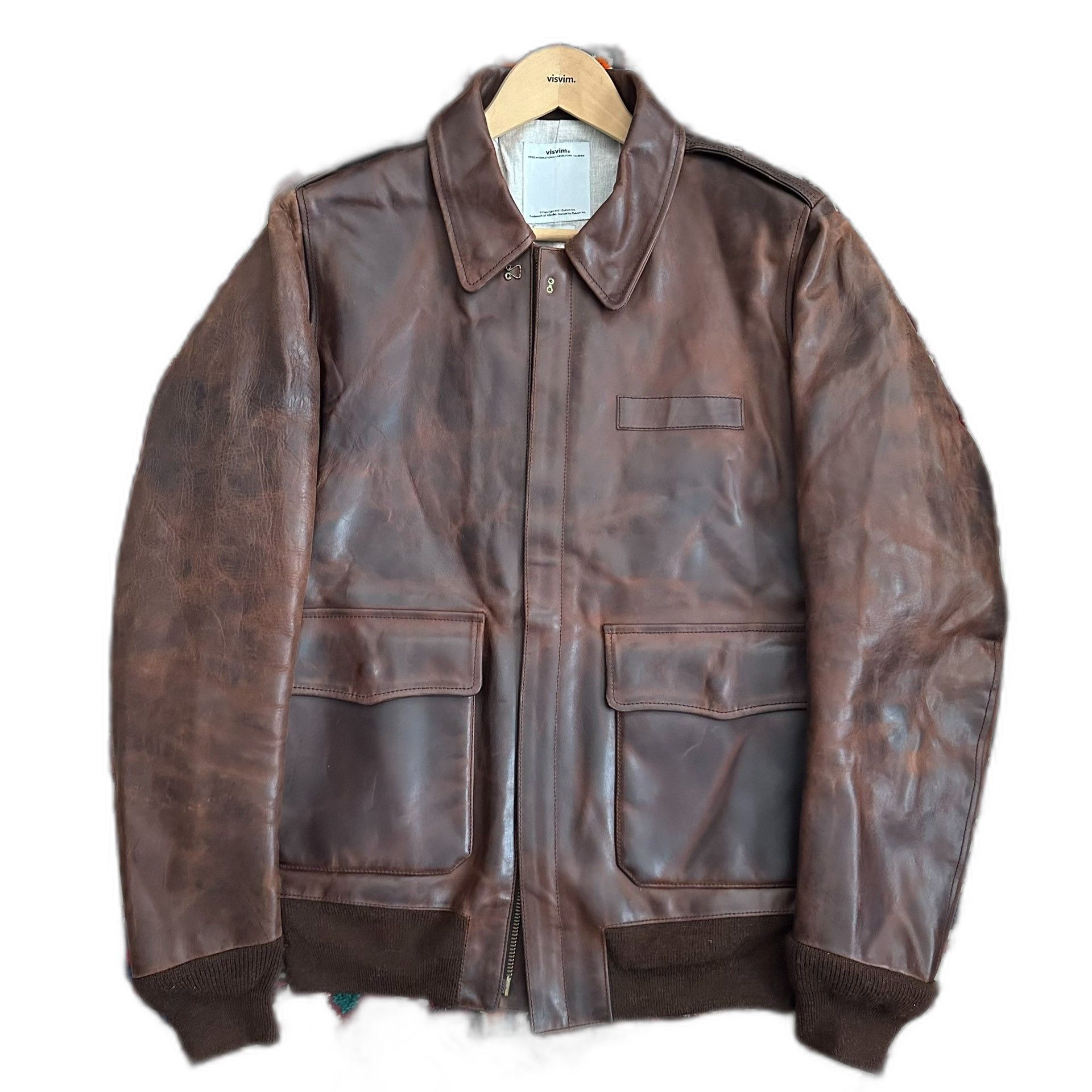 Visvim VISVIM ELMENDORF ITALIA Leather Jacket Size US M / EU 48-50 / 2 - 1 Thumbnail