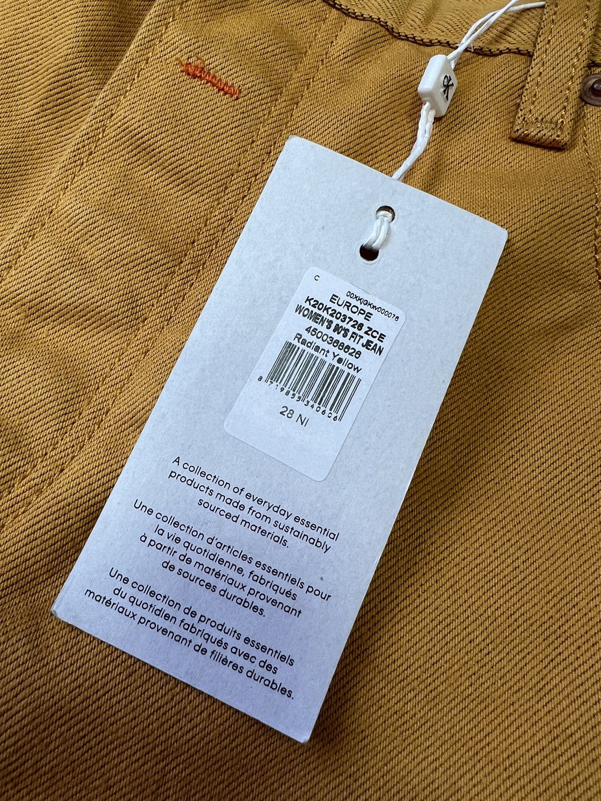 Calvin Klein × Heron Preston Heron Preston Calvin Klein Orange 2.0 Jeans Size US 30 / EU 46 - 9 Thumbnail