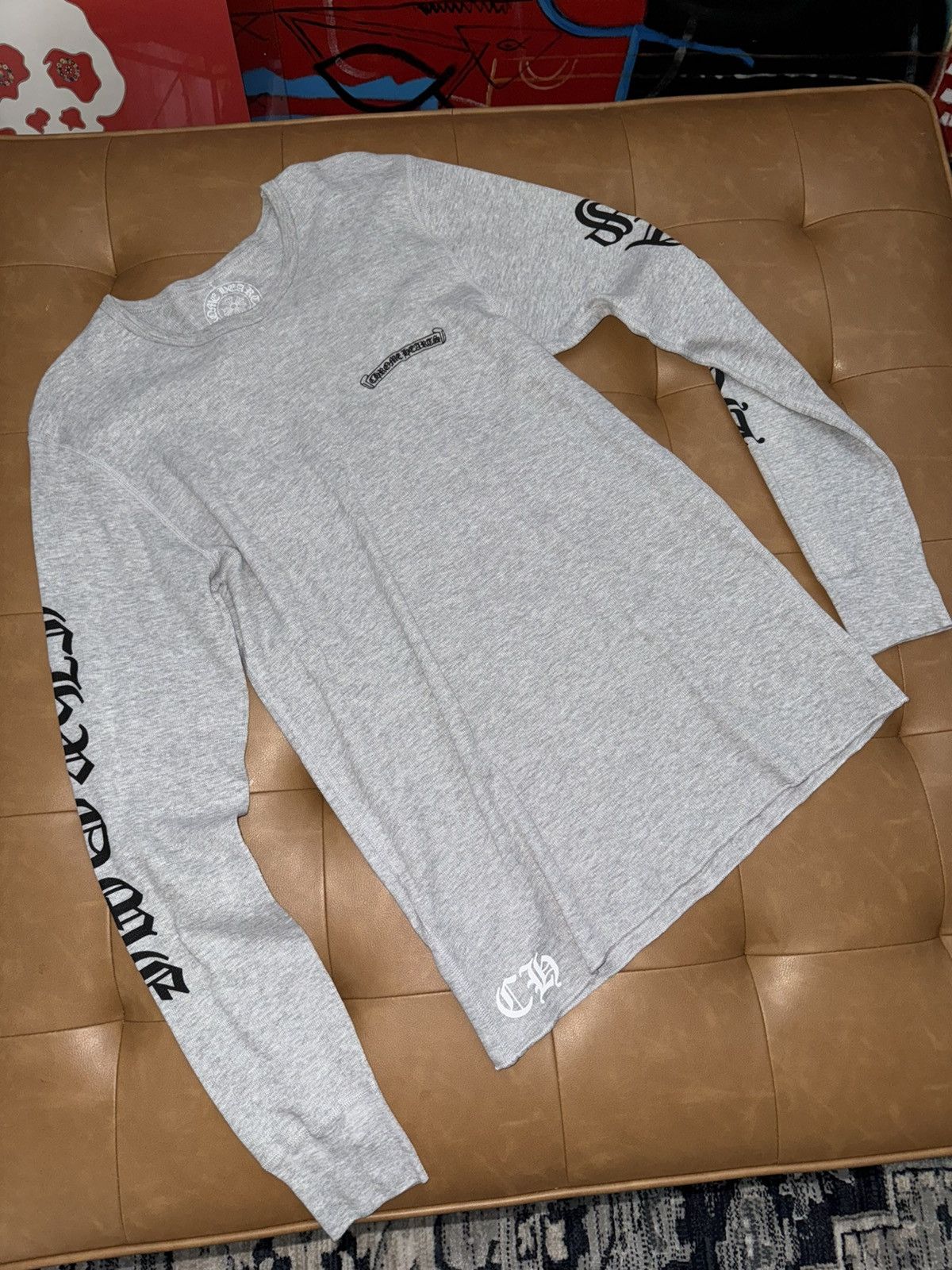 Chrome Hearts Chrome hearts logo thermal long sleeve t shirt Size US XL / EU 56 / 4 - 1 Thumbnail