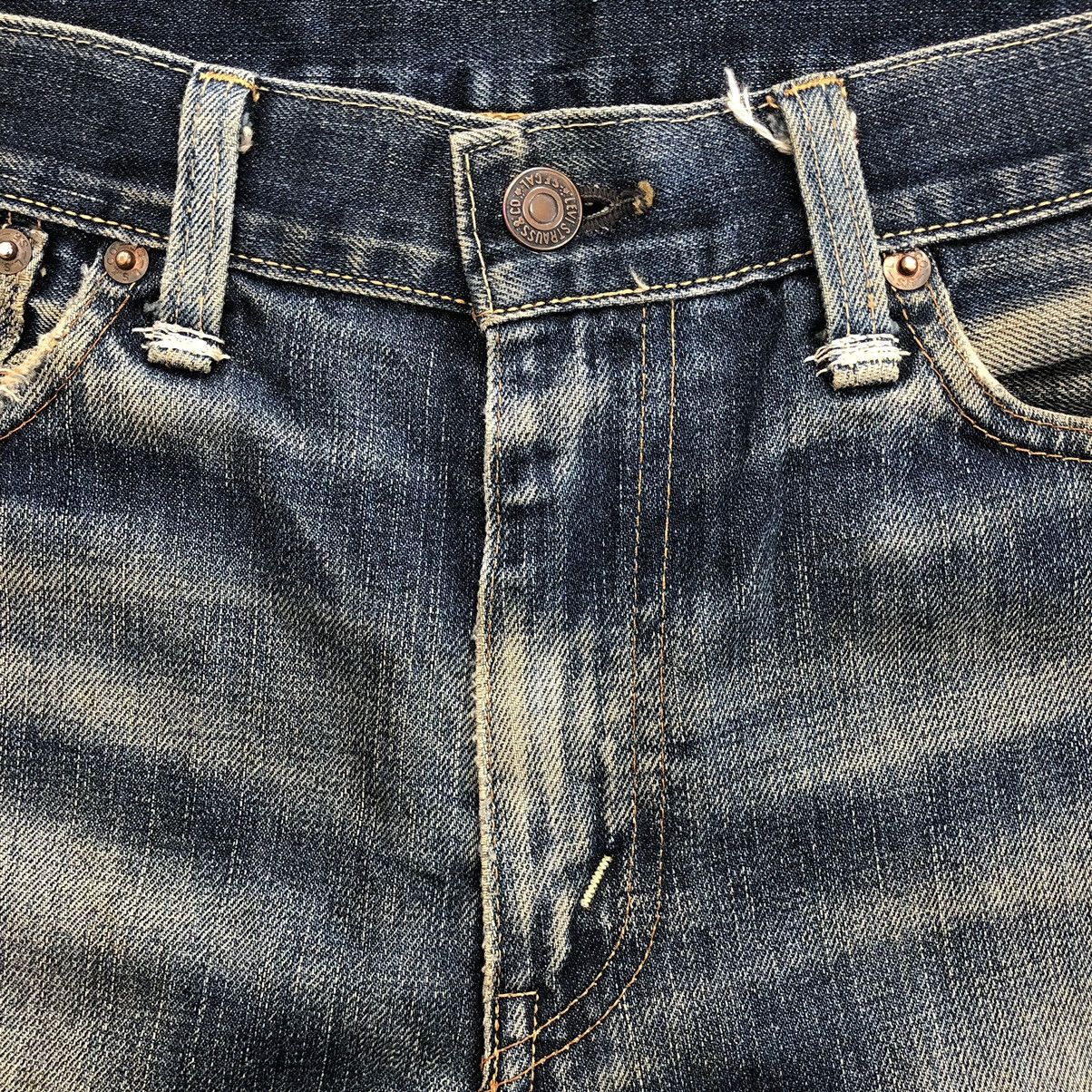 Levi's Vintage Clothing Vintage 70s Levis LVC Big E Distressed Selvedge Denim Size US 29 - 10 Thumbnail