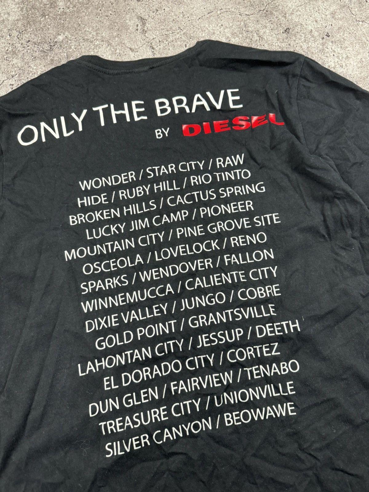 Diesel × Vintage Vintage Streetwear Diesel Only The Brave T-shirt Size US S / EU 44-46 / 1 - 6 Thumbnail