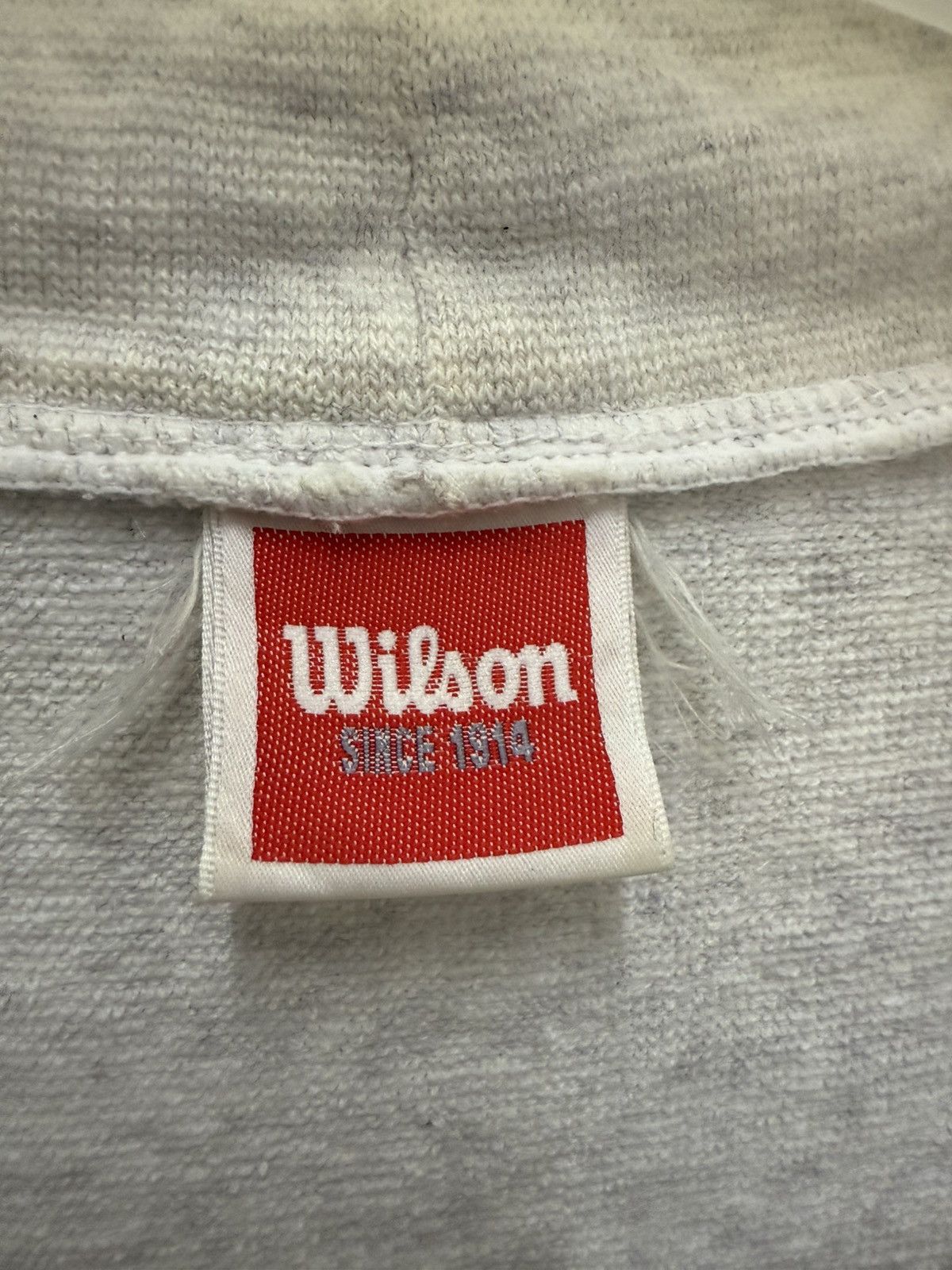 Wilson 🔥 Vtg 90s Wilson Sporting Goods Company High Neck Sweatshirt Size US L / EU 52-54 / 3 - 7 Thumbnail