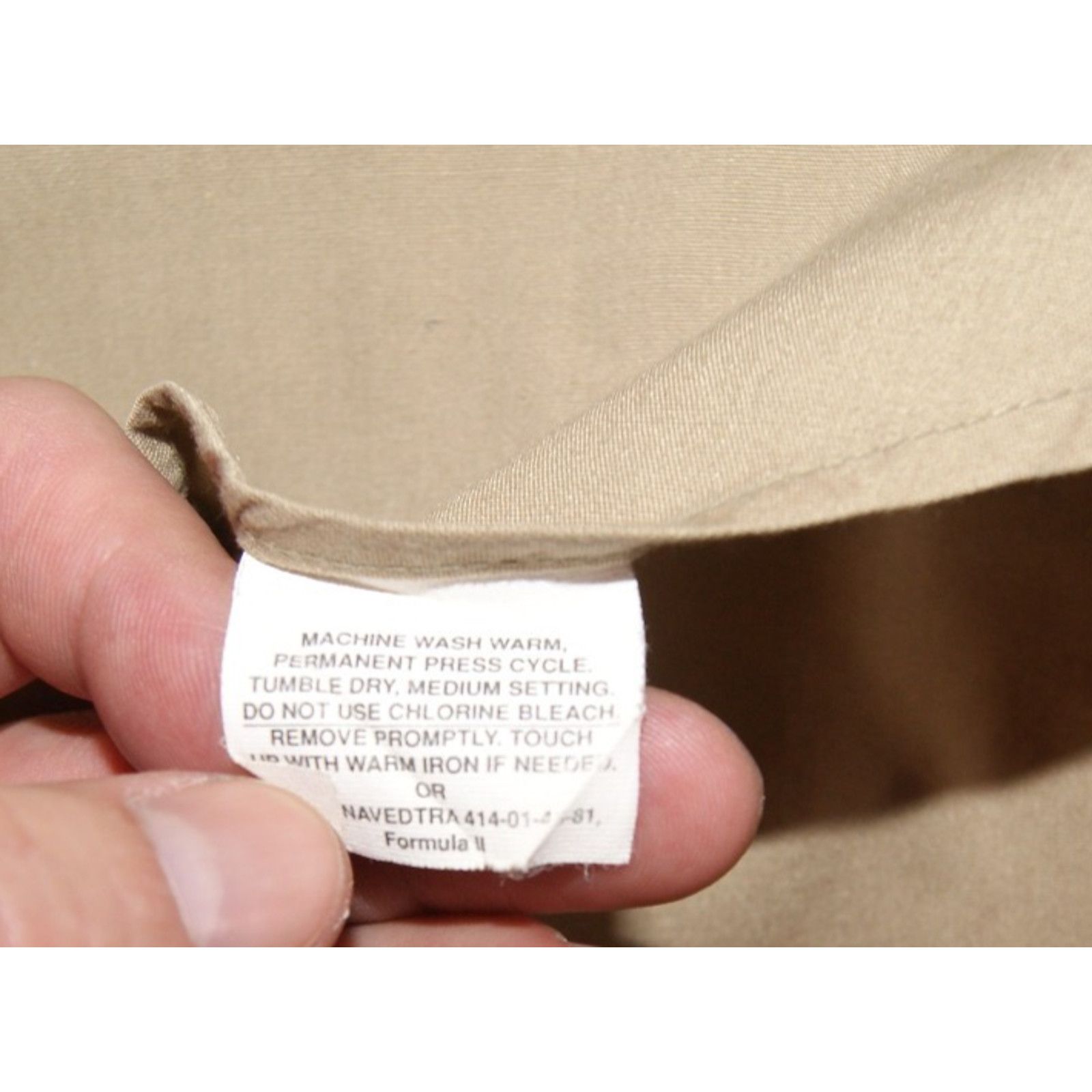Creighton VTG Creighton US Navy Official Uniform Shirt Khaki Large Size US L / EU 52-54 / 3 - 4 Thumbnail