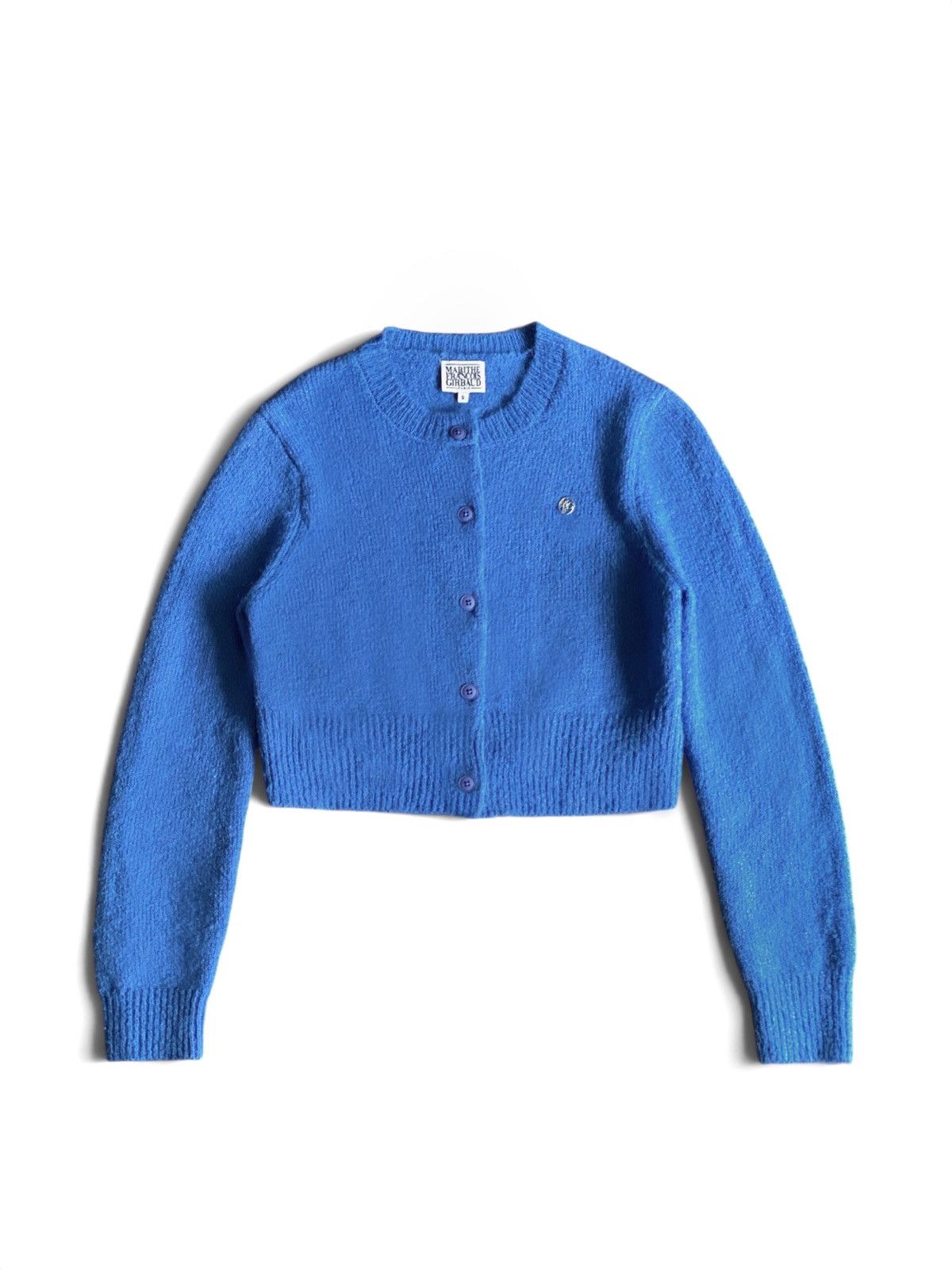Marithe + Francois Girbaud Marithe + Francois Girbaud mohair wool blend knit crop cardi Size S / US 4 / IT 40 - 1 Thumbnail