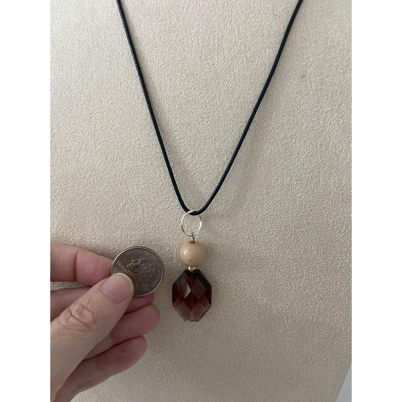 Handmade glass pendant necklace Size ONE SIZE - 2 Thumbnail