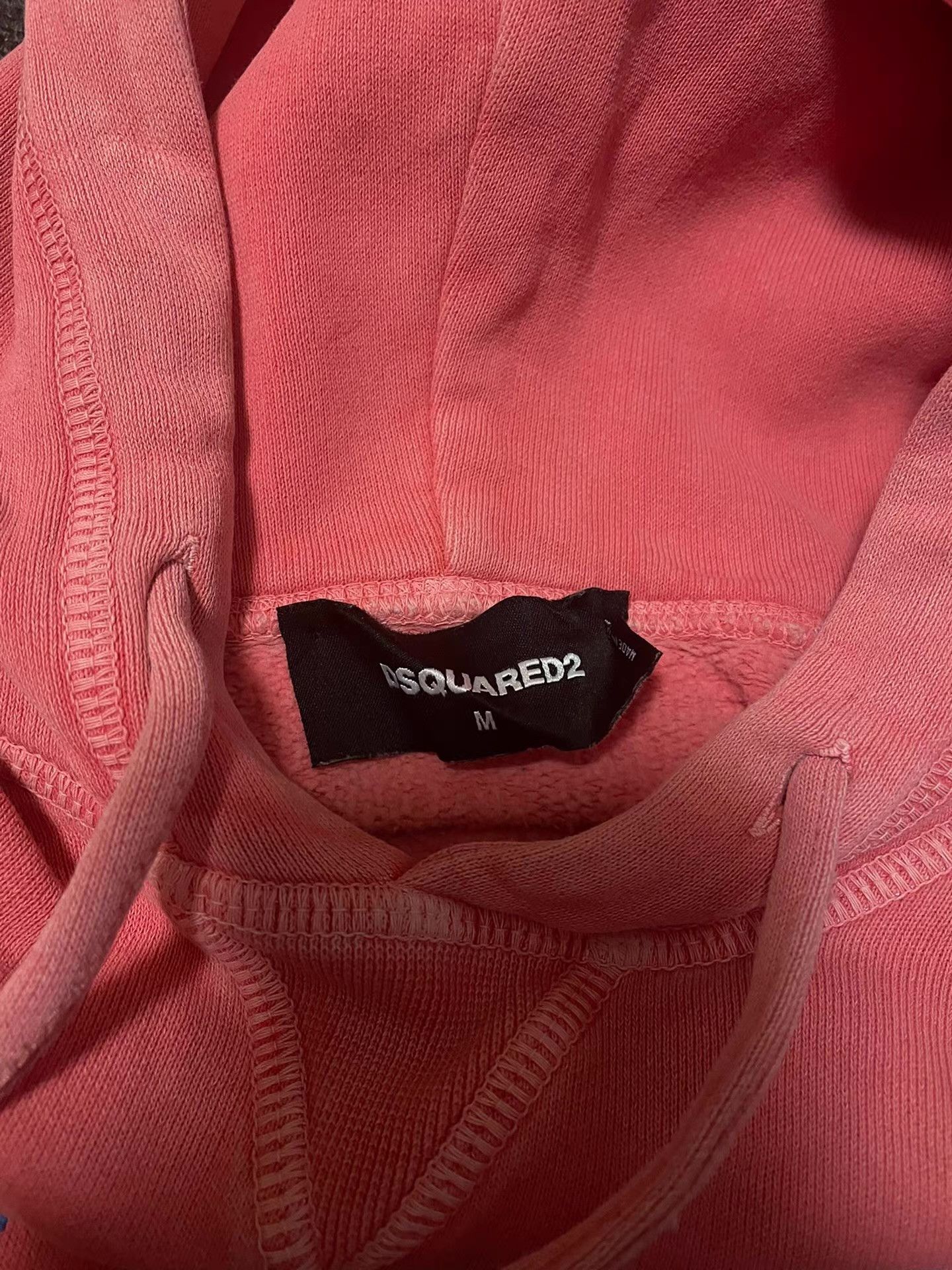 Dsquared2 Dsquared2 pink washed big boy hoodie Q4 Size US M / EU 48-50 / 2 - 7 Thumbnail