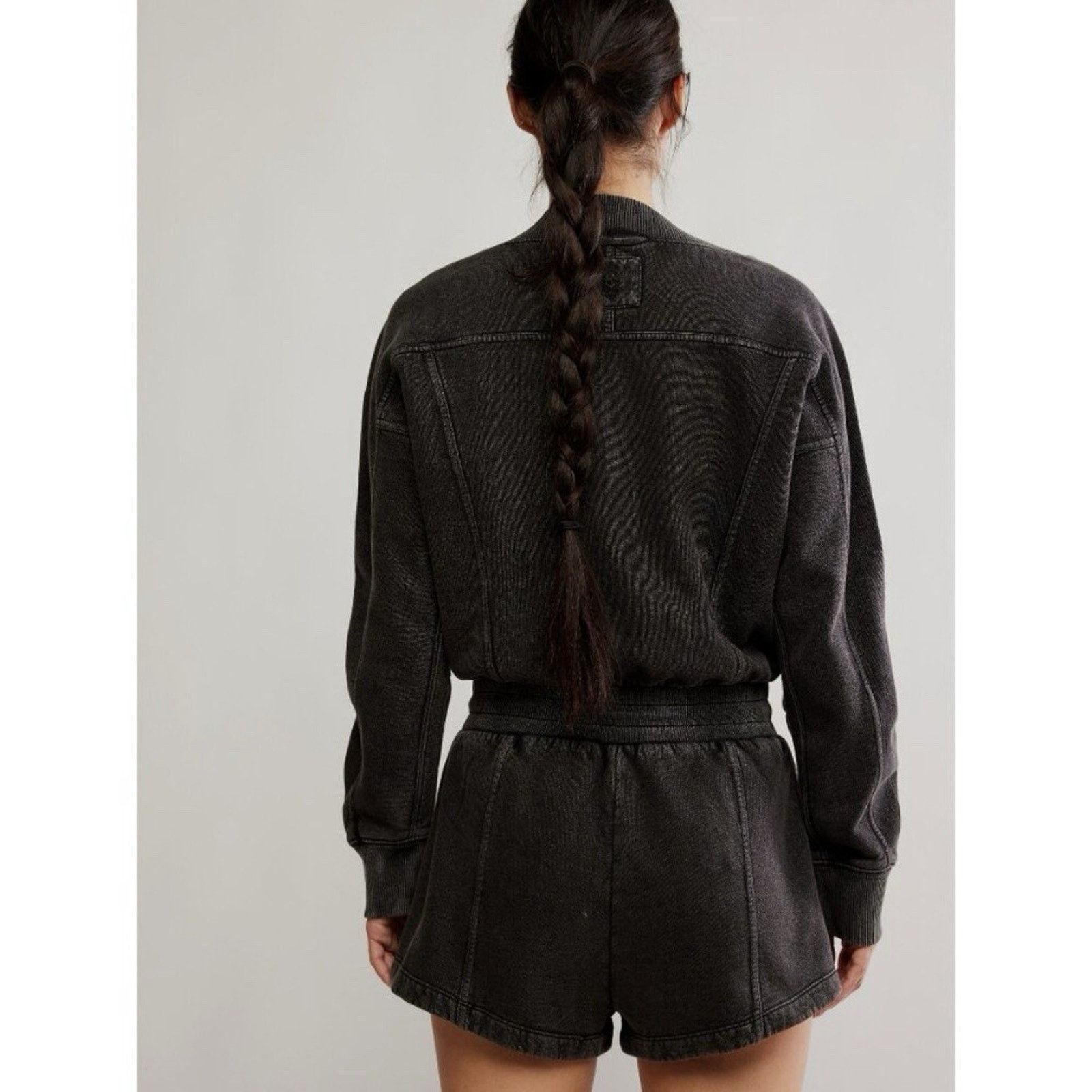 Free People NWT FP Movement Women'sIntercept Romper Size XS Black Size XS / US 0-2 / IT 36-38 - 4 Thumbnail