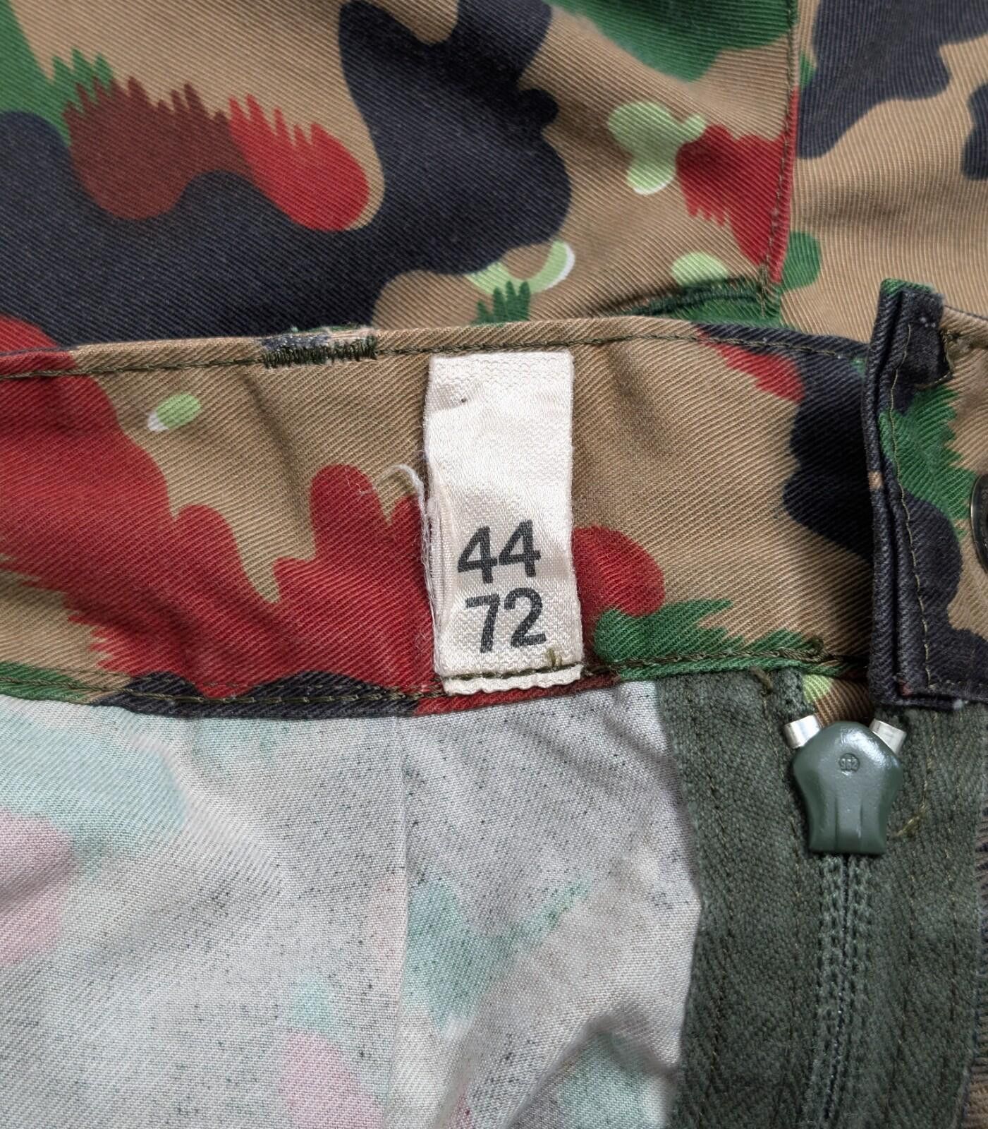 The Unbranded Brand Swiss M83 Alpenflage "Pizza Camo" Field Trousers - 37x30 Size US 36 / EU 52 - 3 Thumbnail
