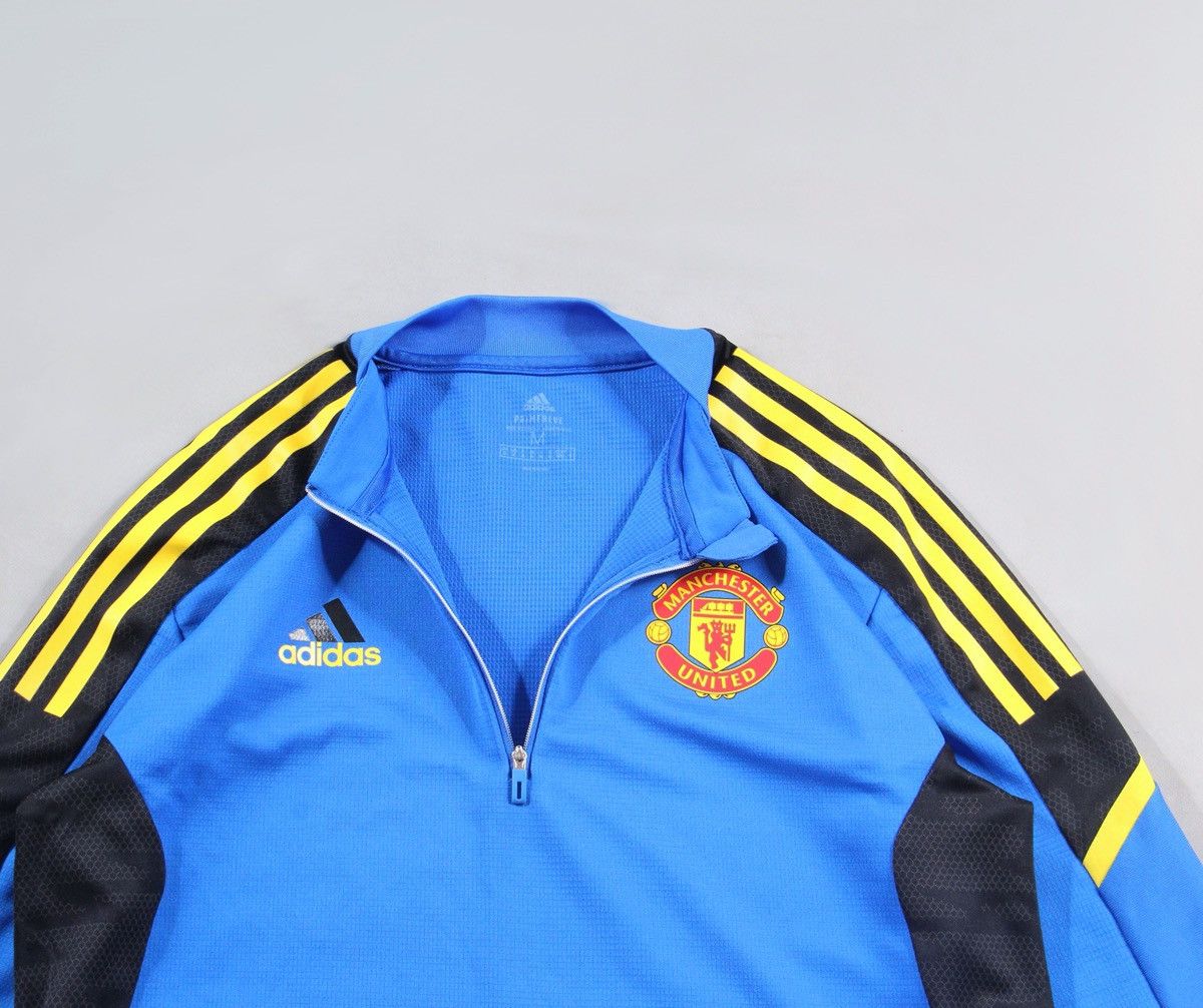 Adidas Adidas Manchester United Sweater 1/3 ZIP Track Top Jacket M Size US M / EU 48-50 / 2 - 3 Thumbnail