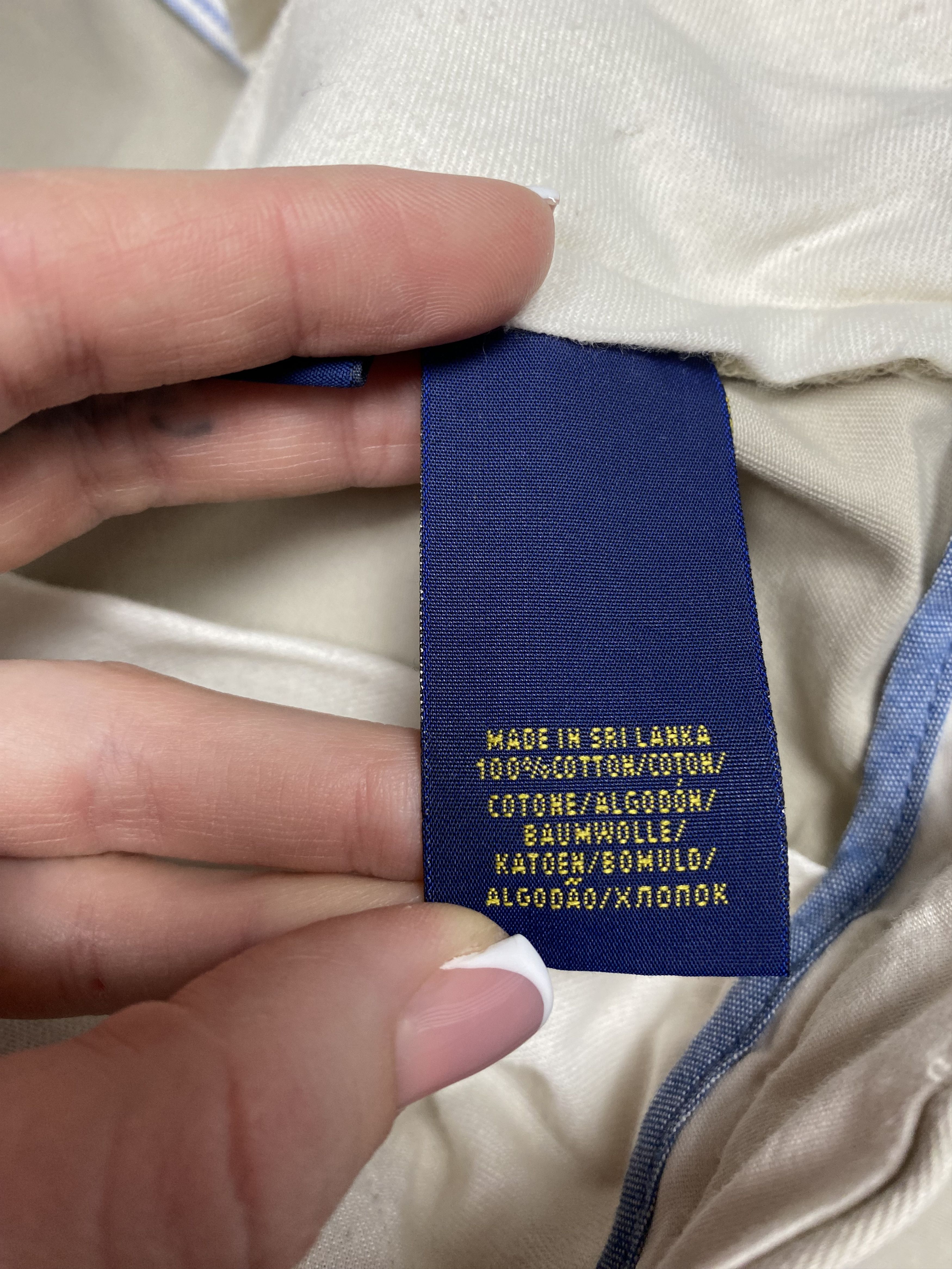 Polo Ralph Lauren Polo Ralph Lauren Mens Chino Pants Size US 34 / EU 50 - 6 Thumbnail