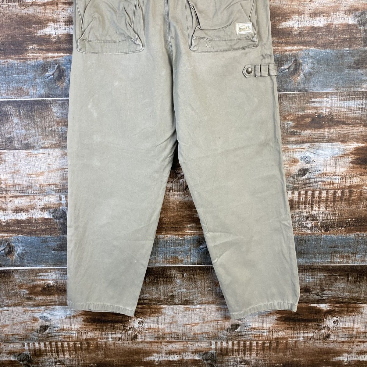 Japanese Brand DL Caral Beige Cargo Multipocket Pants #C1132 Size US 26 / EU 42 - 17 Thumbnail
