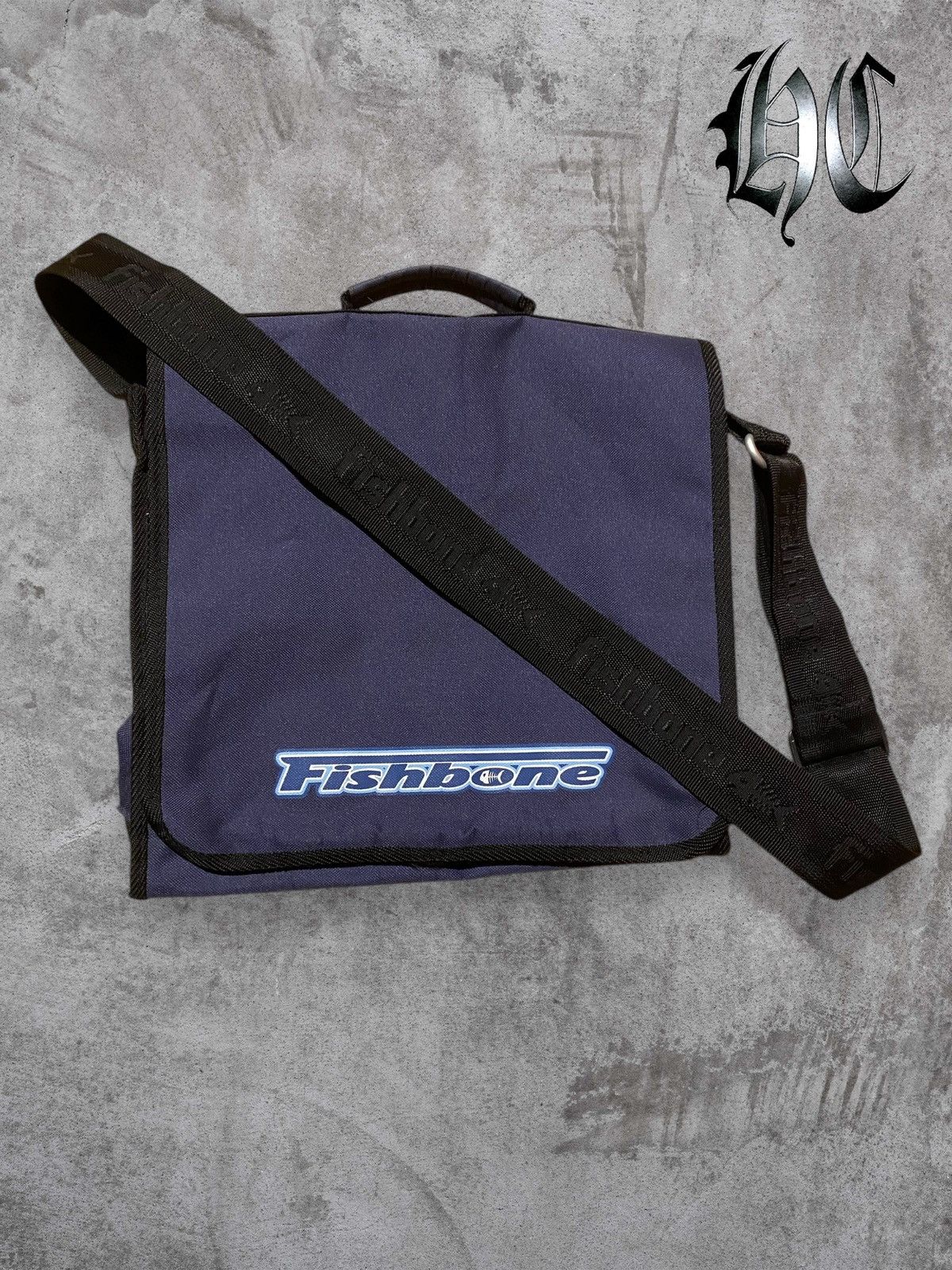 00s old stussy messenger shoulder bag
