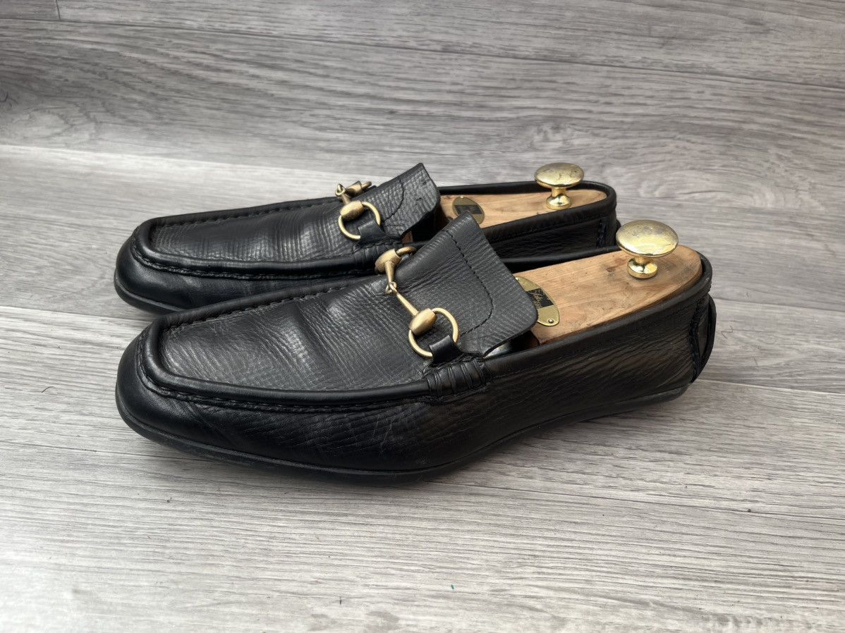 Gucci Gucci horsebit black leather loafers sz 43.5 Size US 10.5 / EU 43-44 - 3 Thumbnail