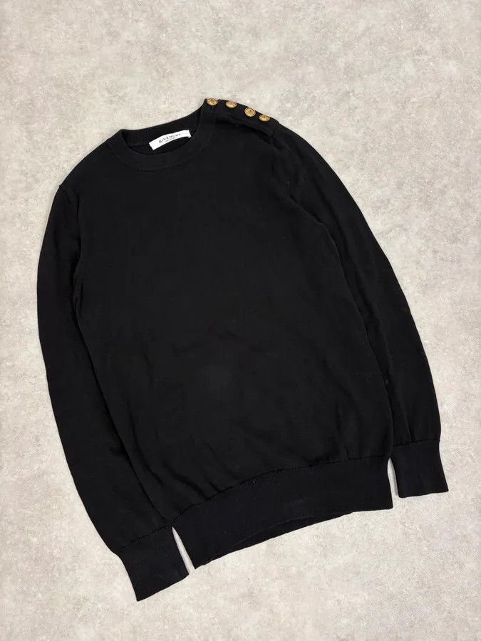 Givenchy AW2023 Givenchy Black Guilded Buttons Sweater Size US S / EU 44-46 / 1 - 4 Thumbnail