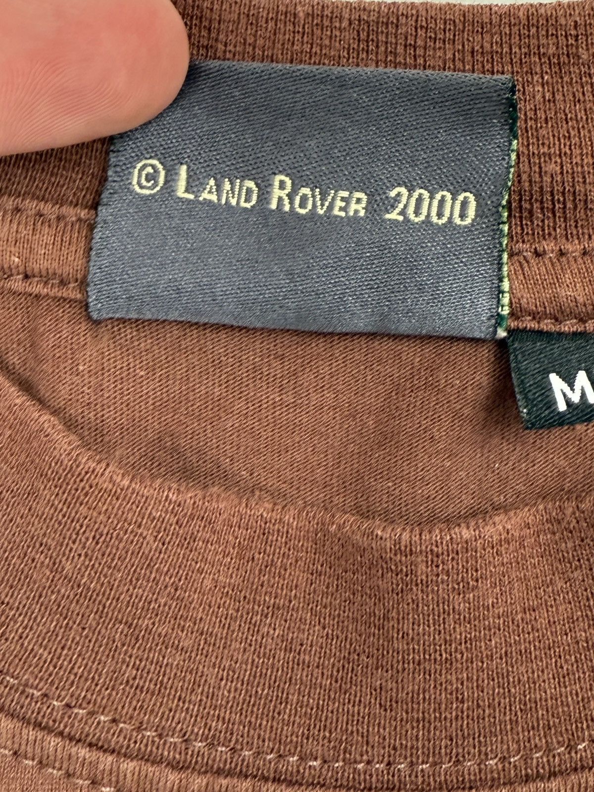 Vintage 2000 Vintage Land Rover G4 Trek Graphic Brown Boxy Tee Size US M / EU 48-50 / 2 - 5 Thumbnail